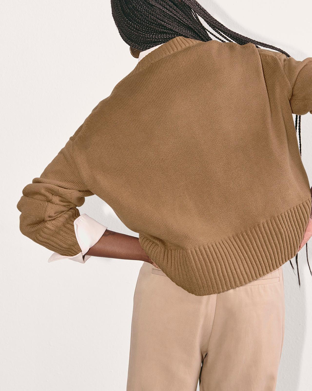 The Boxy Sweater in Everyday Cotton Product Image