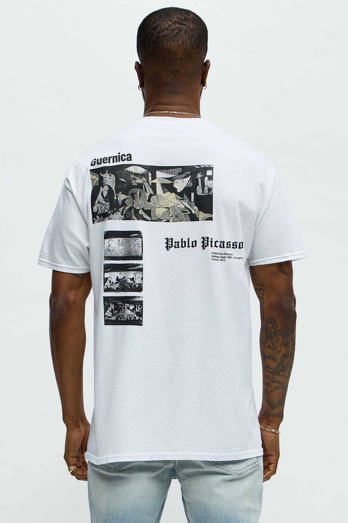 Picasso's Dream Short Sleeve Tee - White Product Image