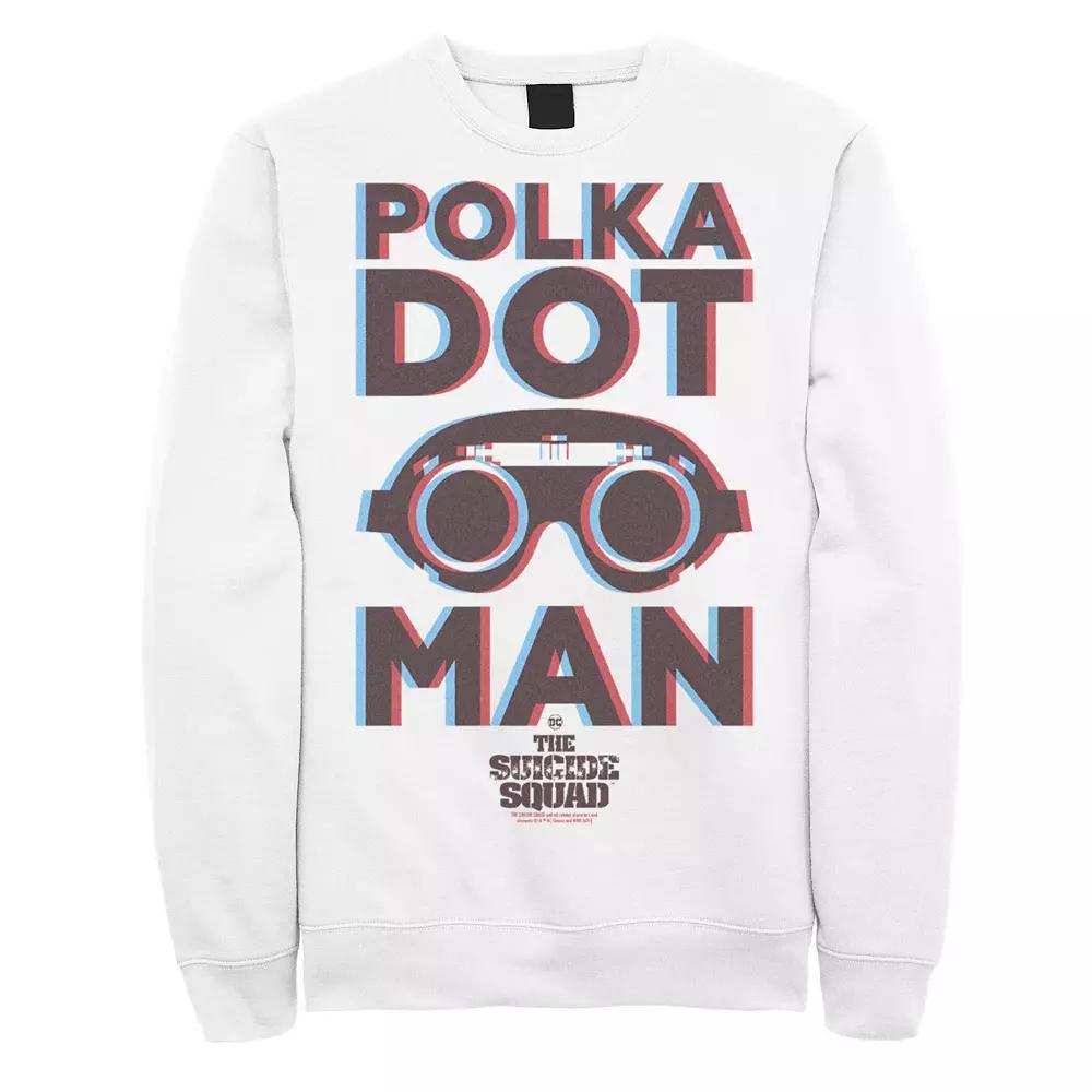 Men's The Suicide Squad Everybody Polka Sweatshirt, Boy's, Size: XL, White Product Image