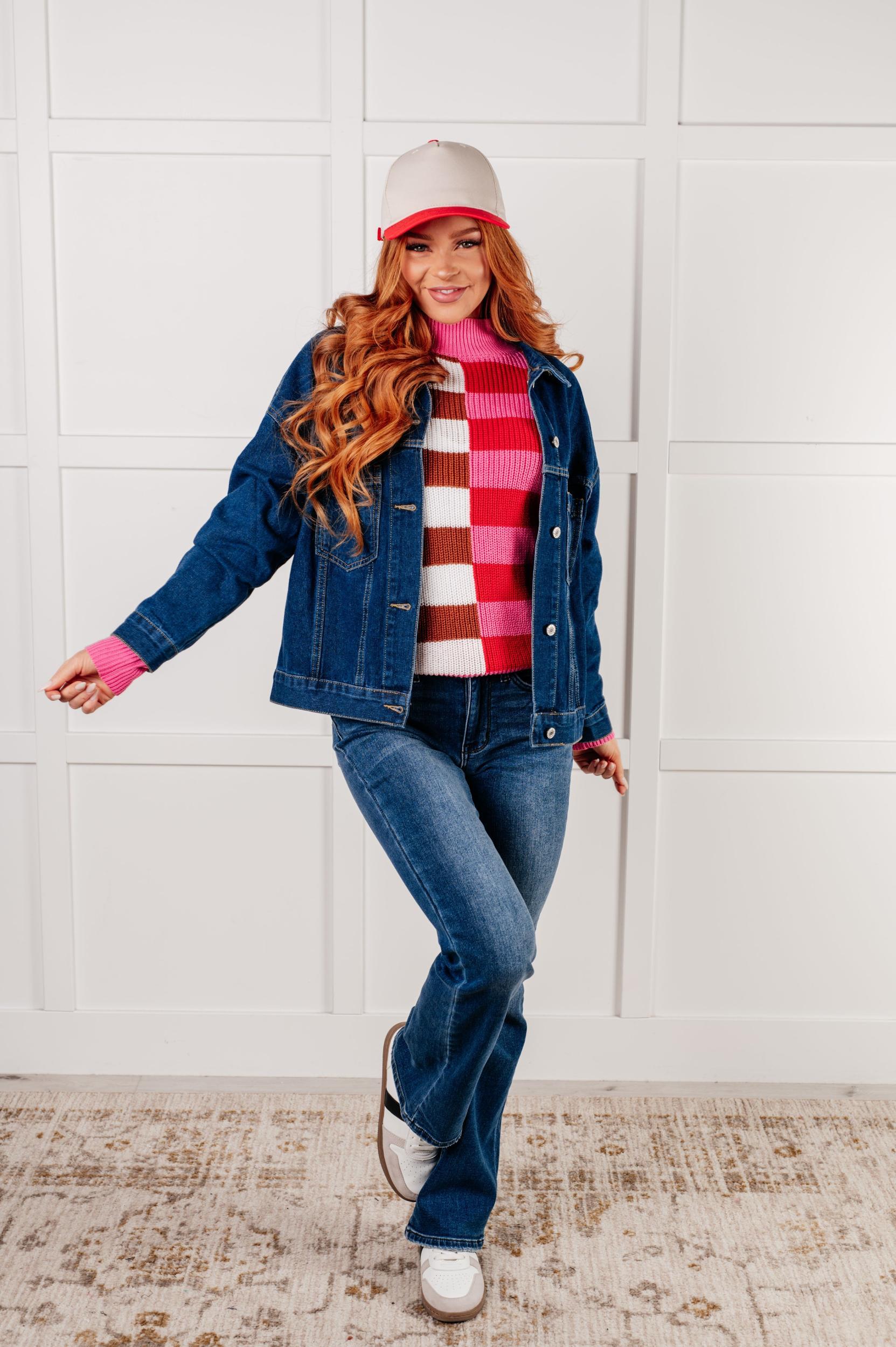 Have We Met Oversized Denim Jacket (Online Exclusive) Product Image