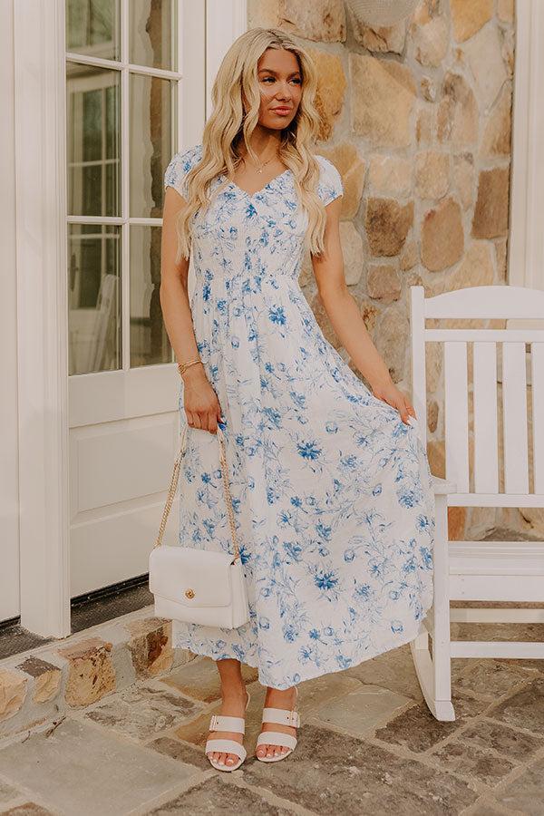 Sweet Attention Floral Midi Dress Product Image