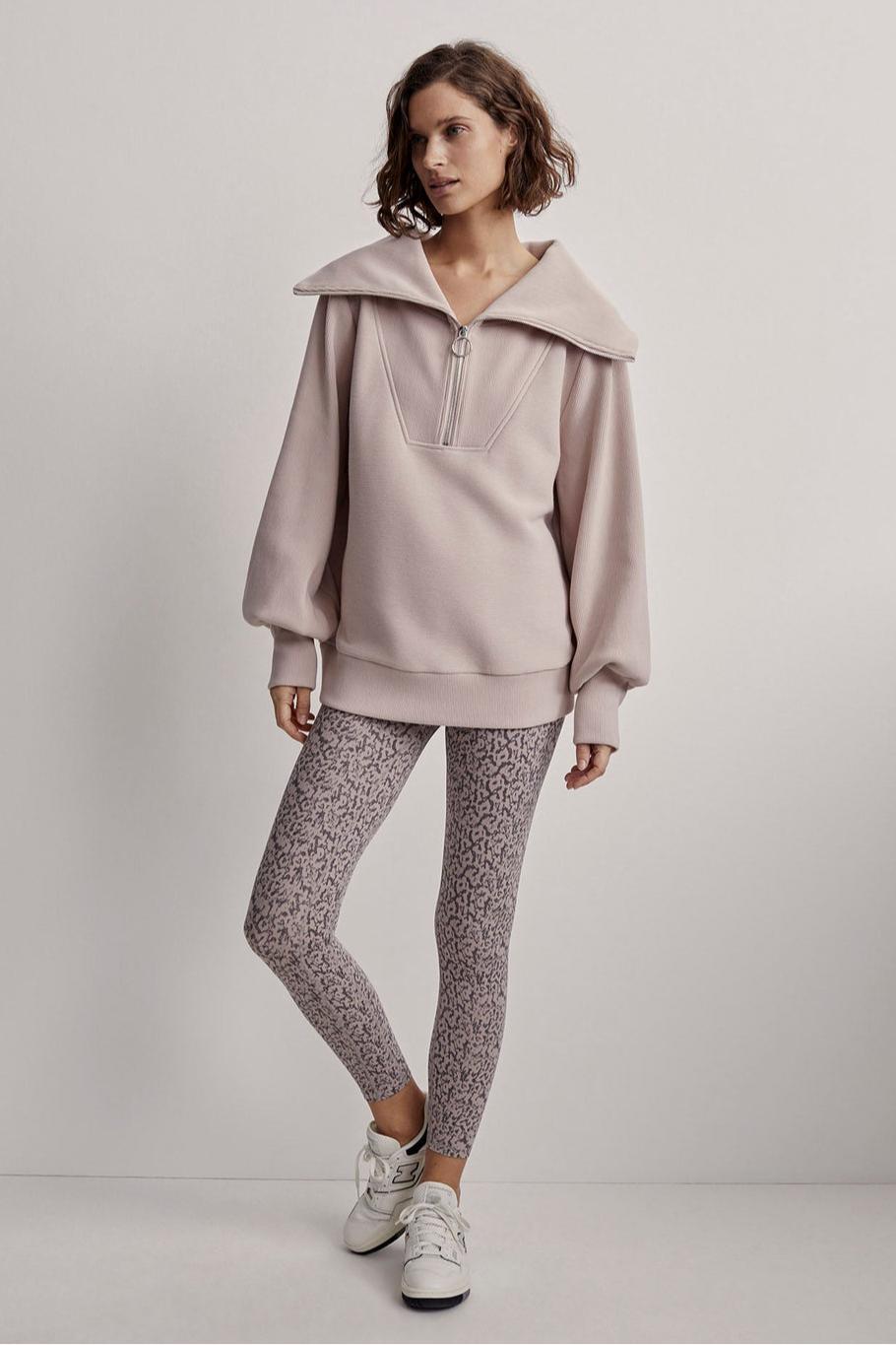 Vine Half-Zip Pullover - Mushroom Product Image