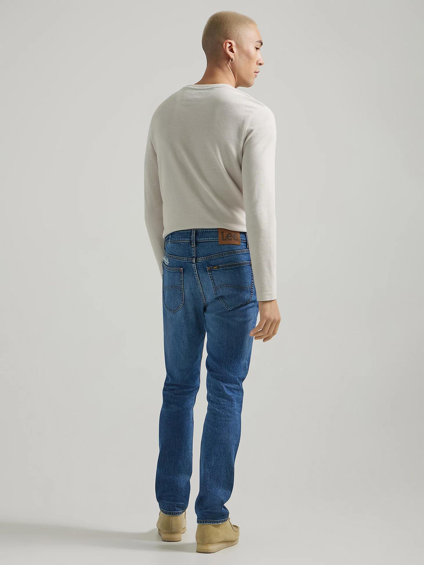 Men's Slim Straight Distressed Jean | Men's Jeans | Lee® Product Image