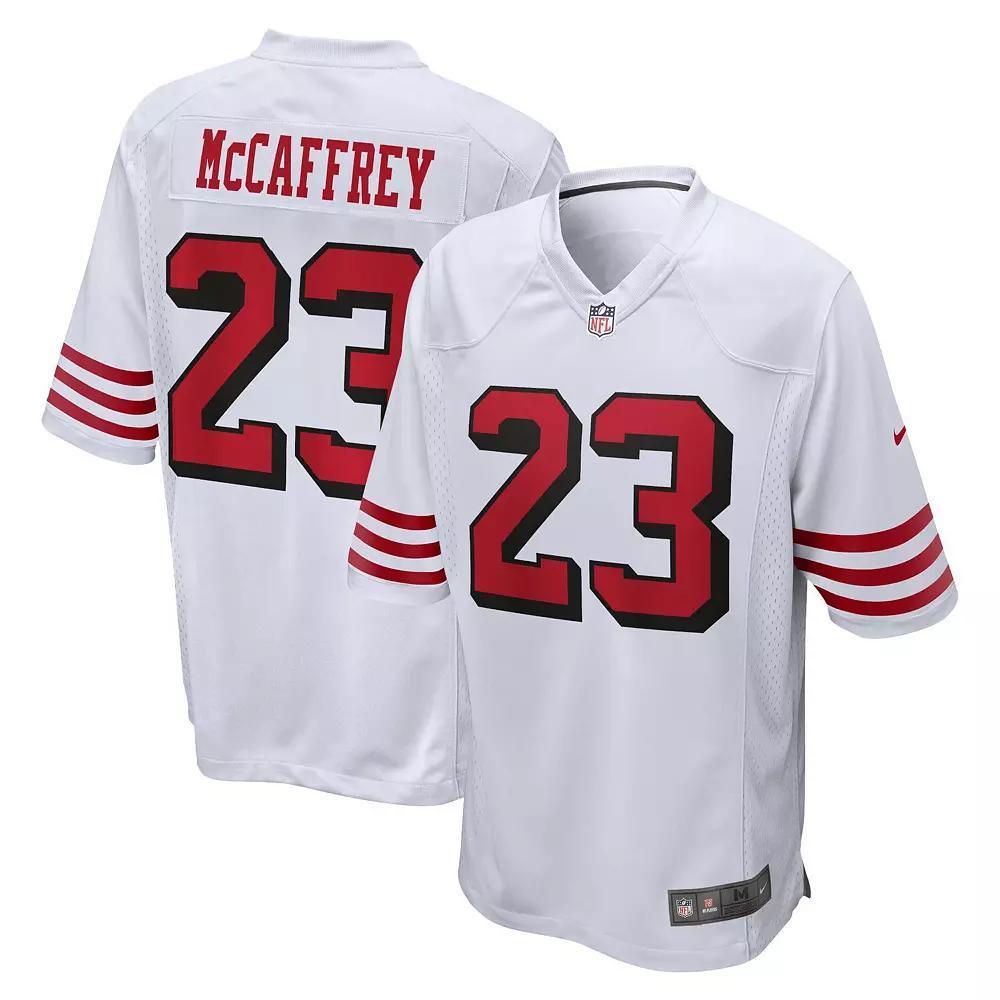 Men's Nike Christian McCaffrey White San Francisco 49ers Game Jersey, Size: 2XL Product Image