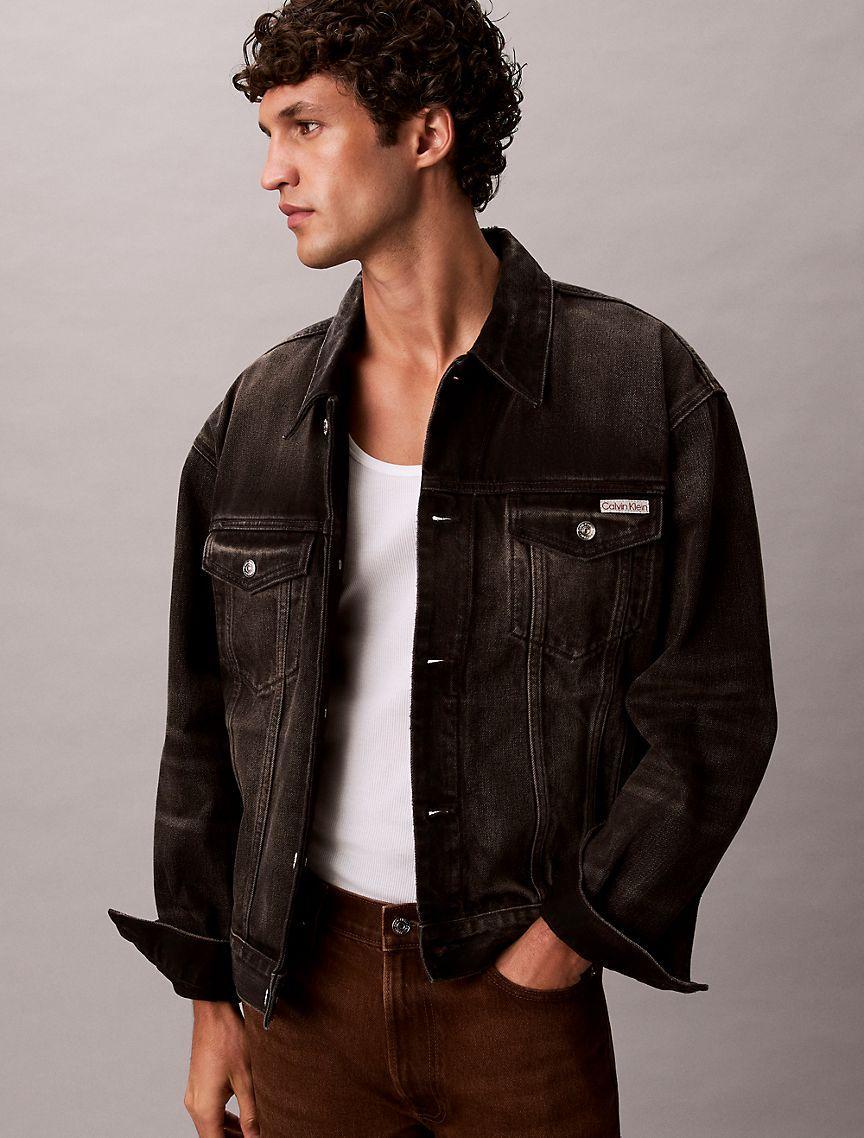 90s Denim Trucker Jacket Product Image