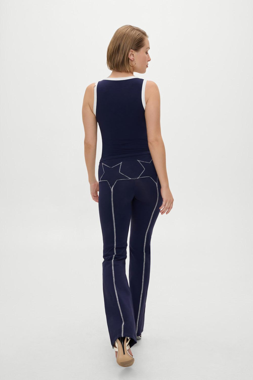 x BELLA HADID Dreamer Flare Pants - Lone Star Blue Product Image