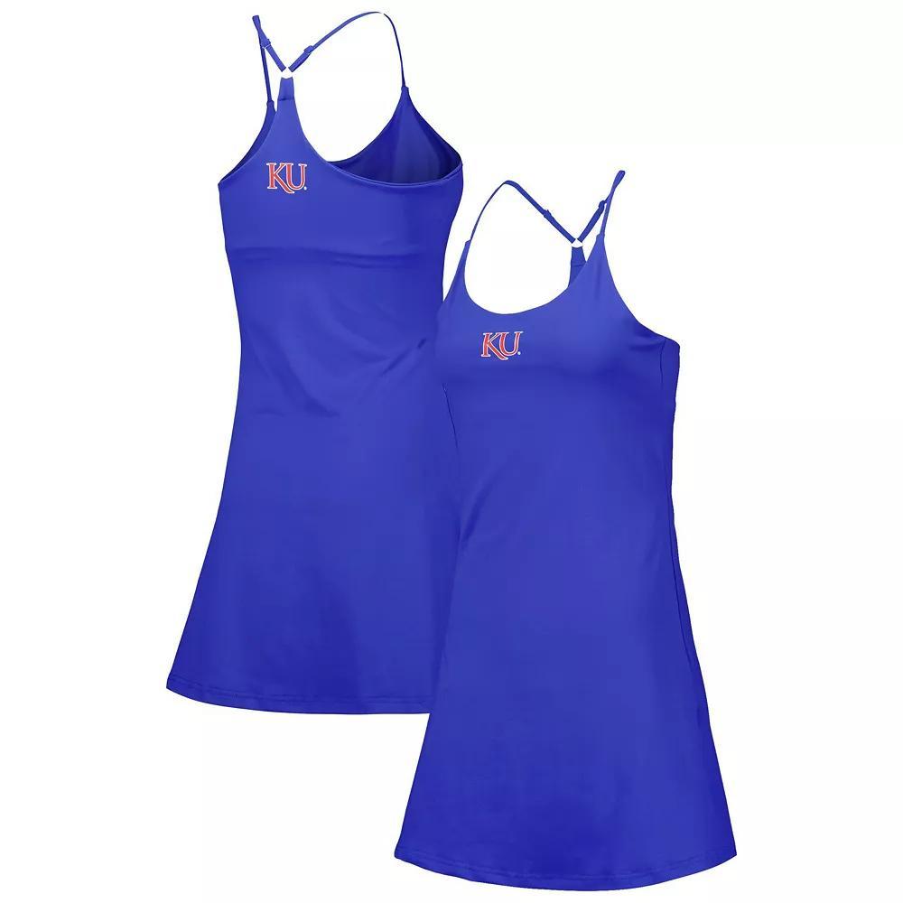 Women's Established & Co. Royal Kansas Jayhawks Campus Rec Dress, Size: Medium, Blue Product Image
