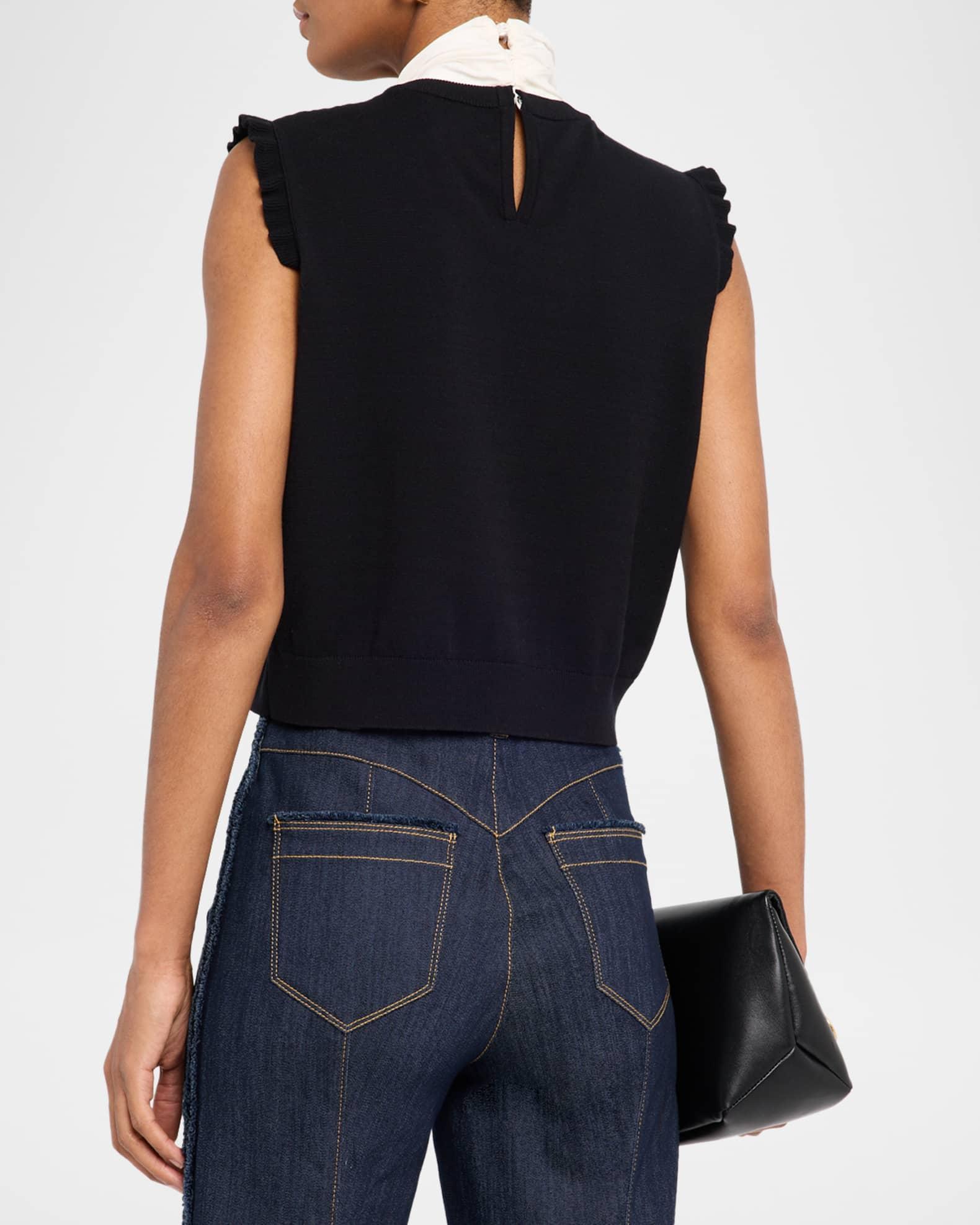 Chiara Sleeveless Tie-Neck Top  Product Image