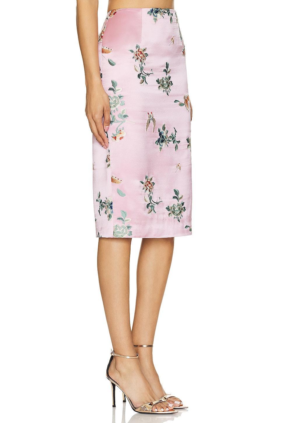 Embroidered Pencil Skirt Kim Shui Product Image