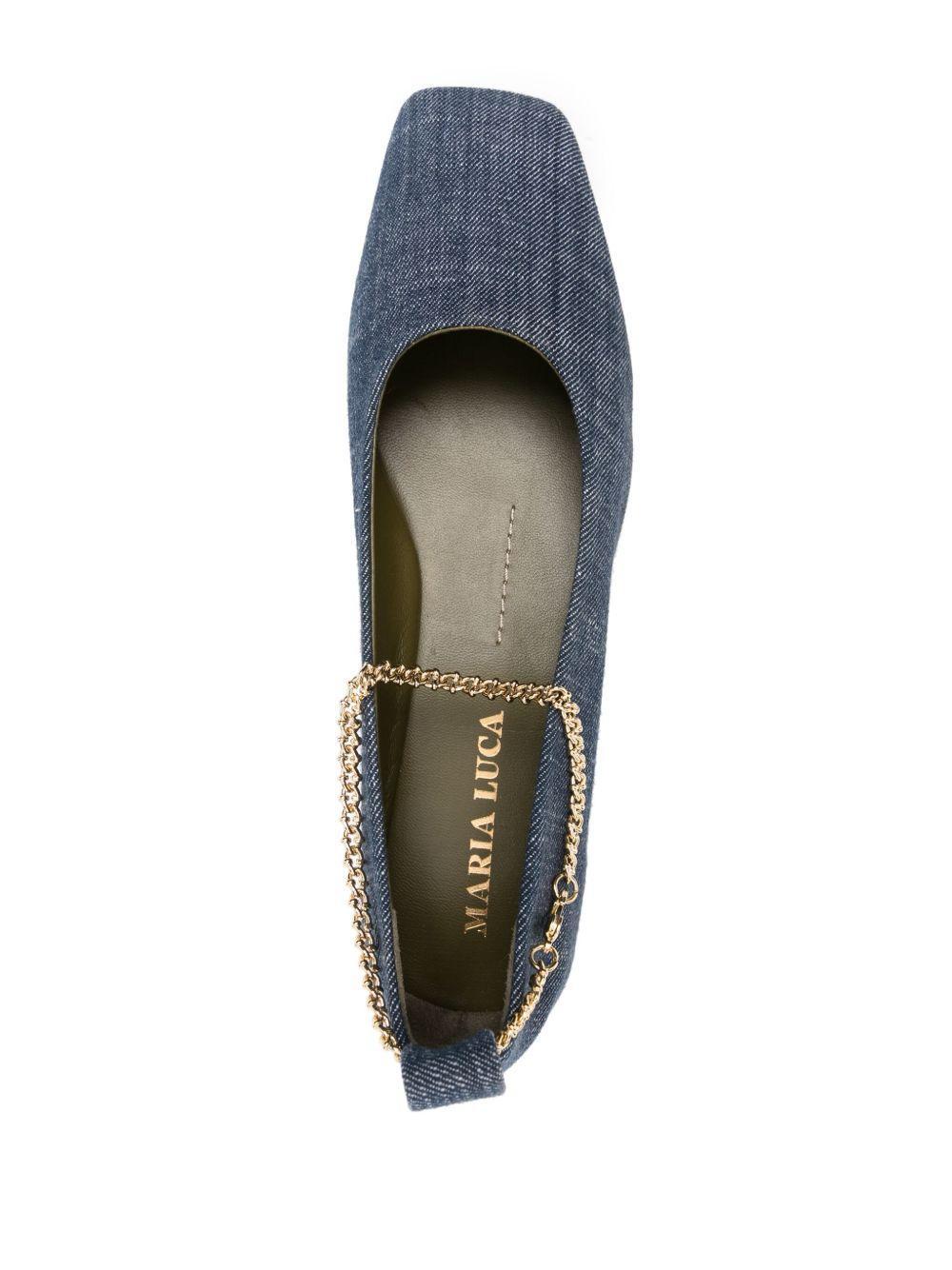 Augusta denim ballerina shoes Product Image
