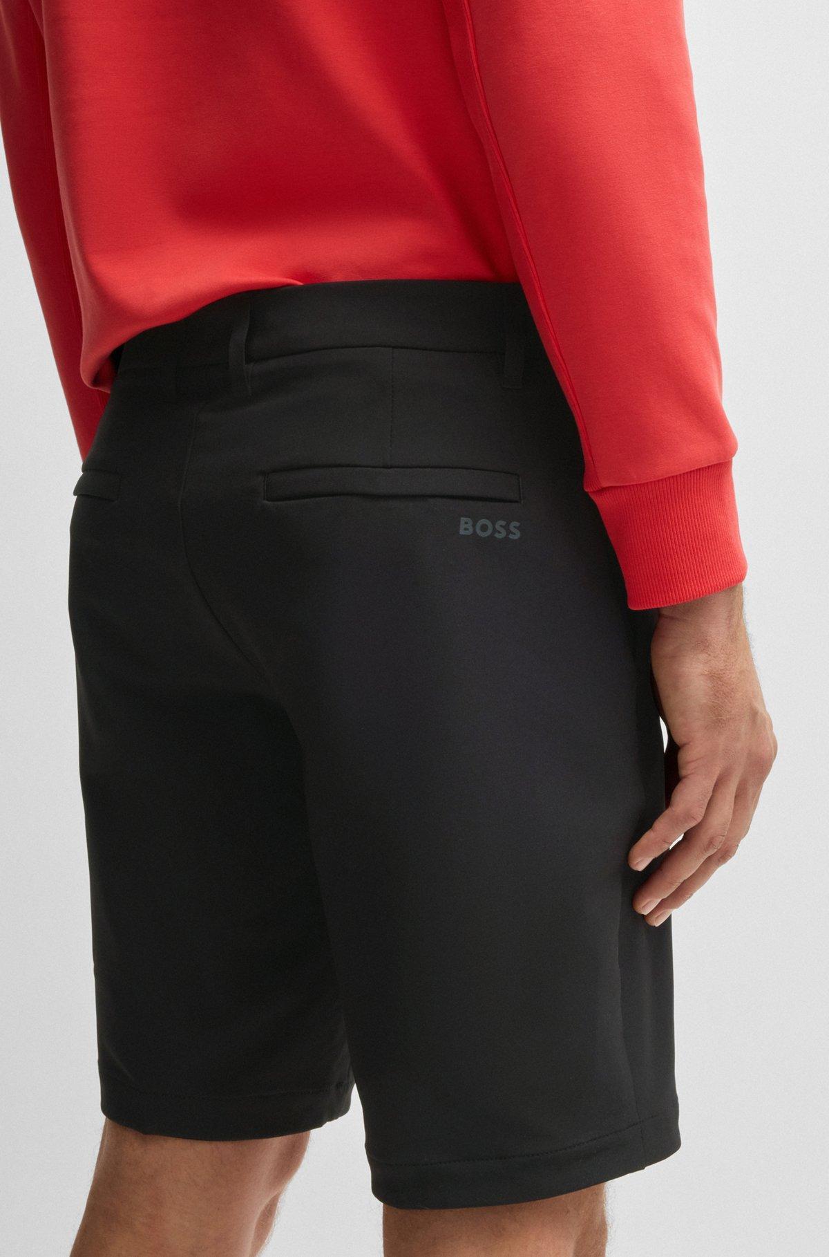 Slim-fit shorts in water-repellent stretch fabric Product Image