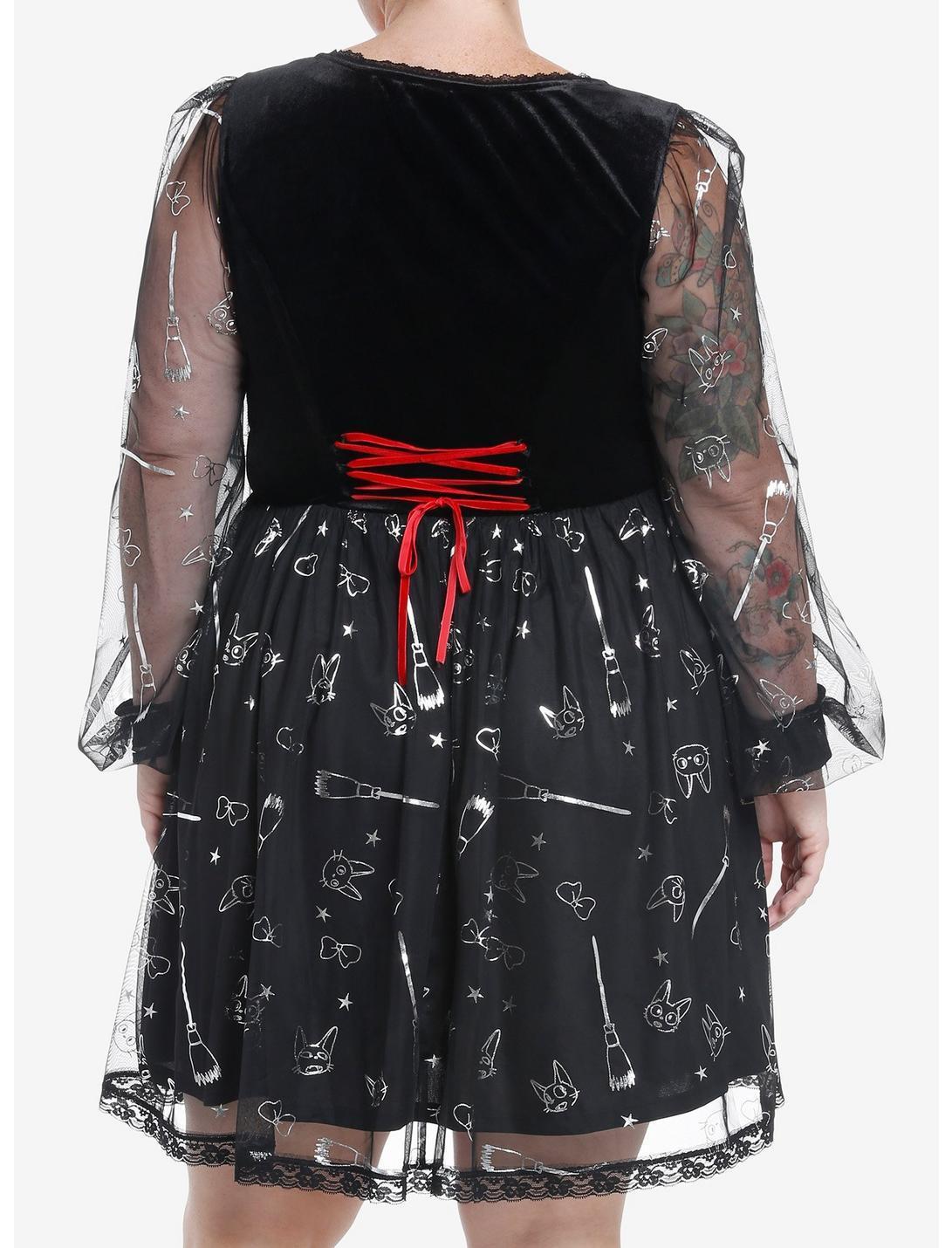 Studio Ghibli Kiki's Delivery Service Mesh Bow Dress Plus Size Product Image