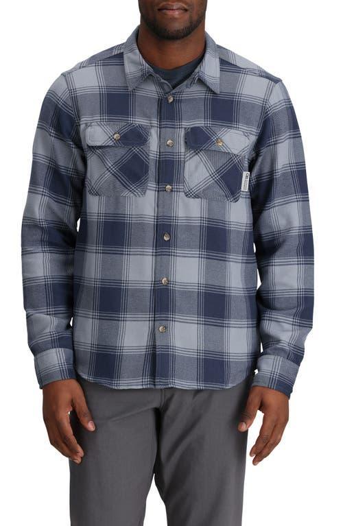 Outdoor Research Performance Stretch Solid Feedback Flannel Twill Long Sleeve Woven Shirt Product Image