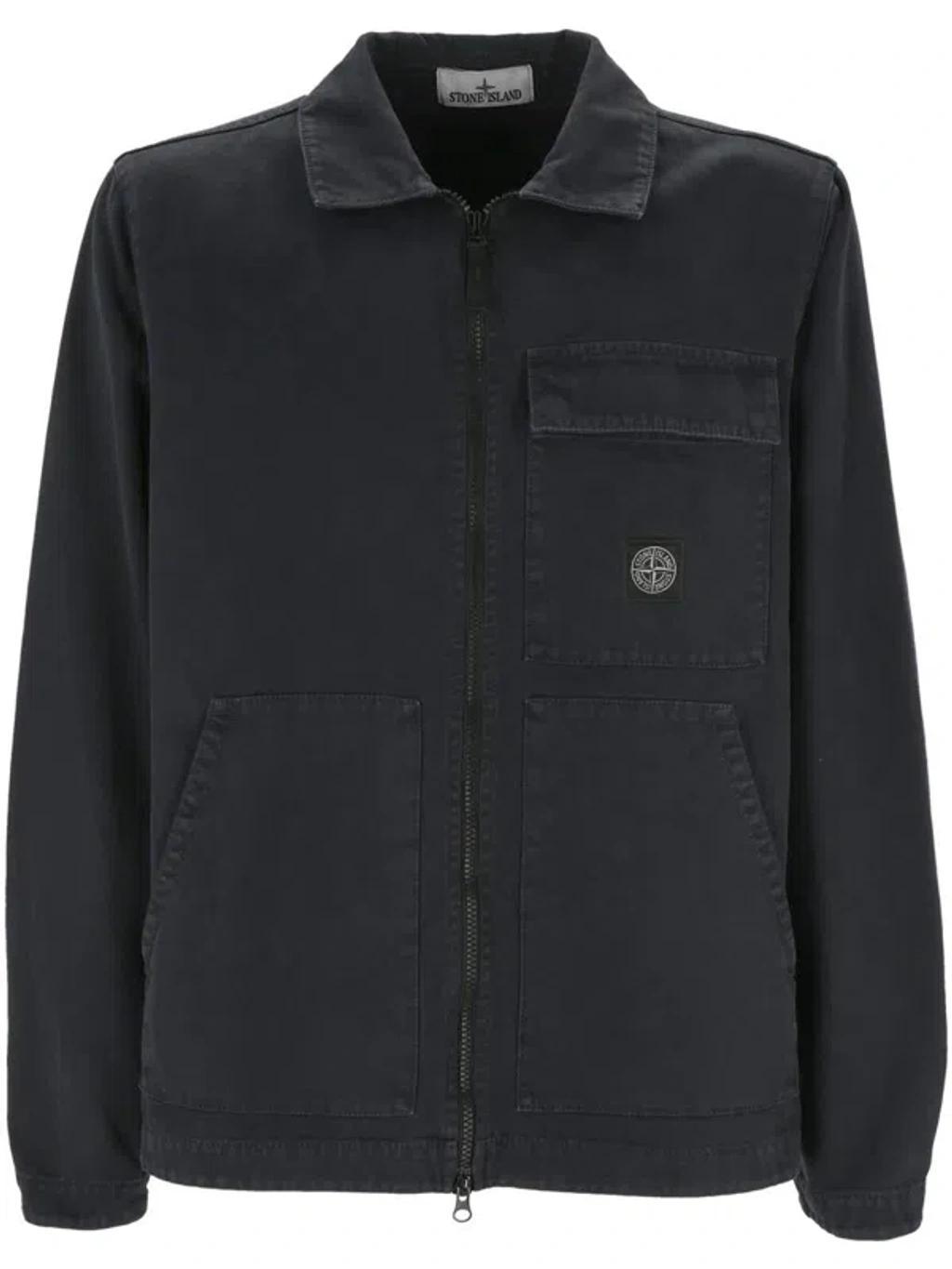 STONE ISLAND Shirts In Blue Product Image