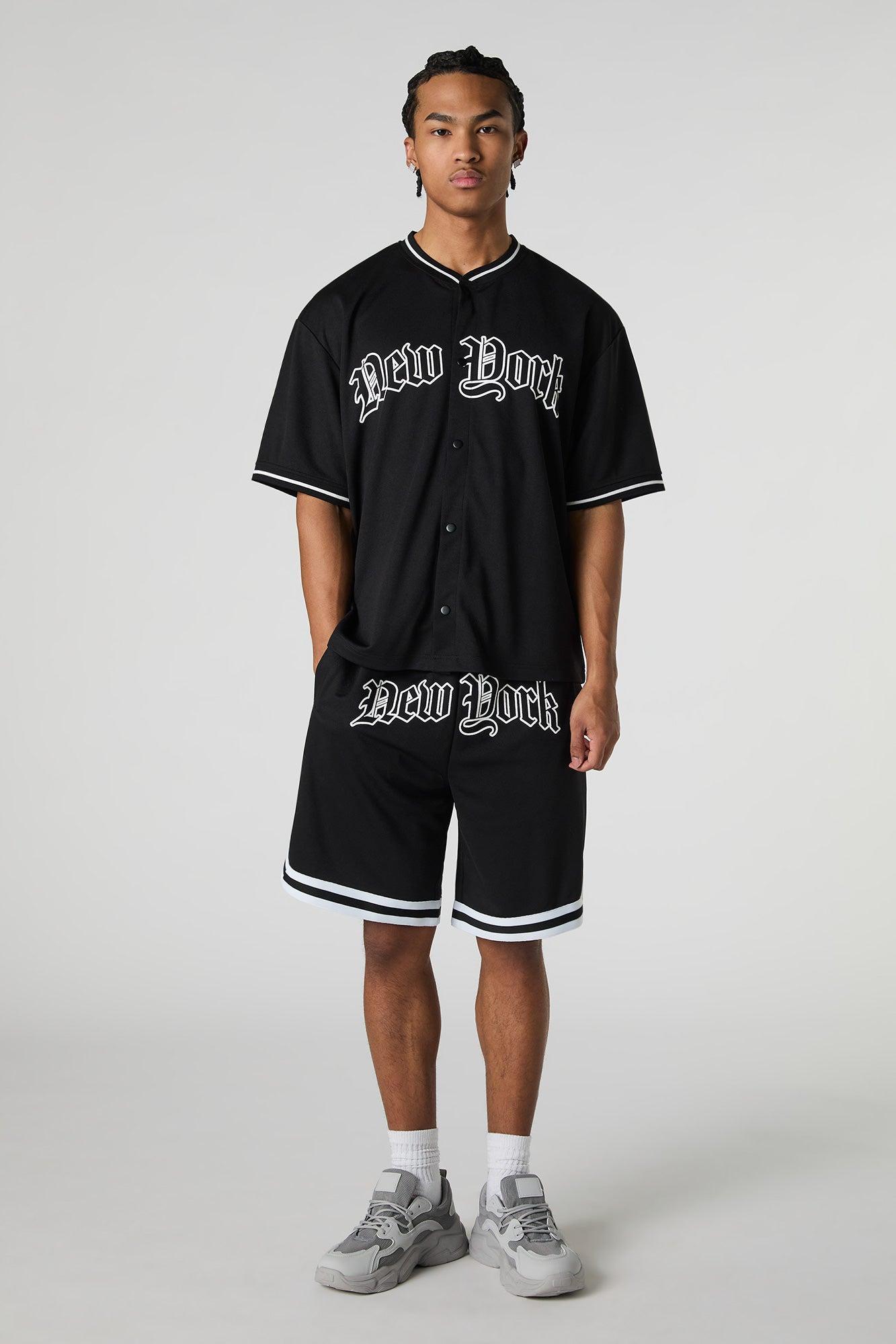 New York Graphic Mesh Active Short Male Product Image