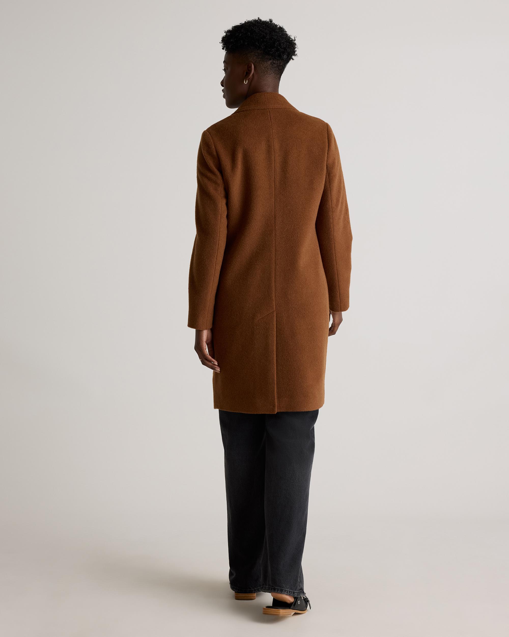 Quince | Women's Camel-Hair Single-Breasted Midi Coat Wool Product Image