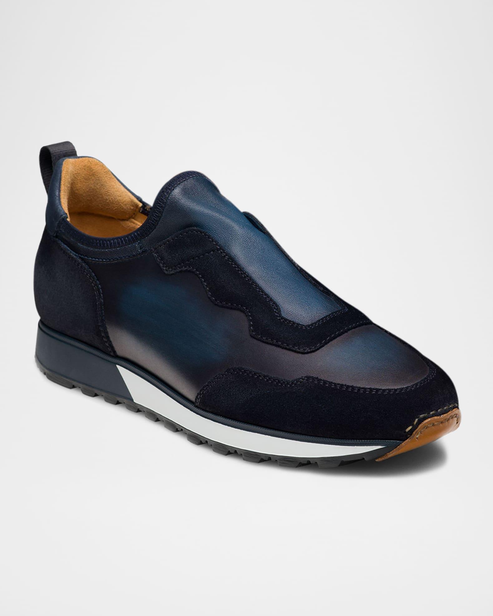Men's Arco Leather Slip-On Sneakers Product Image