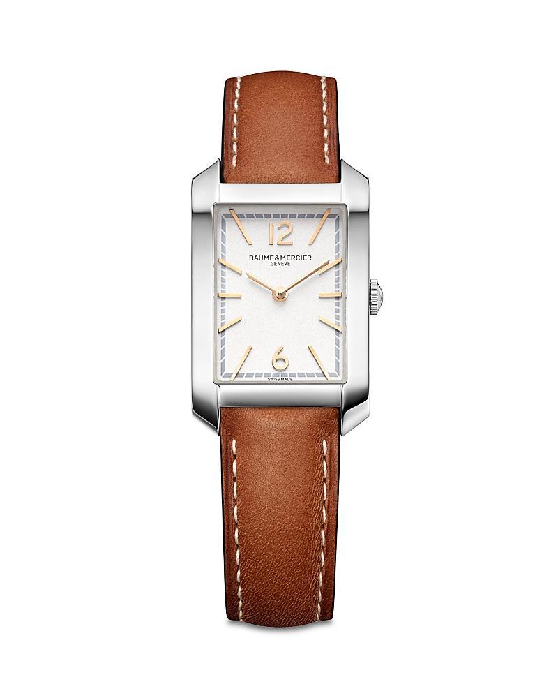 Womens Hampton Stainless Steel & Calfskin Leather Watch Product Image