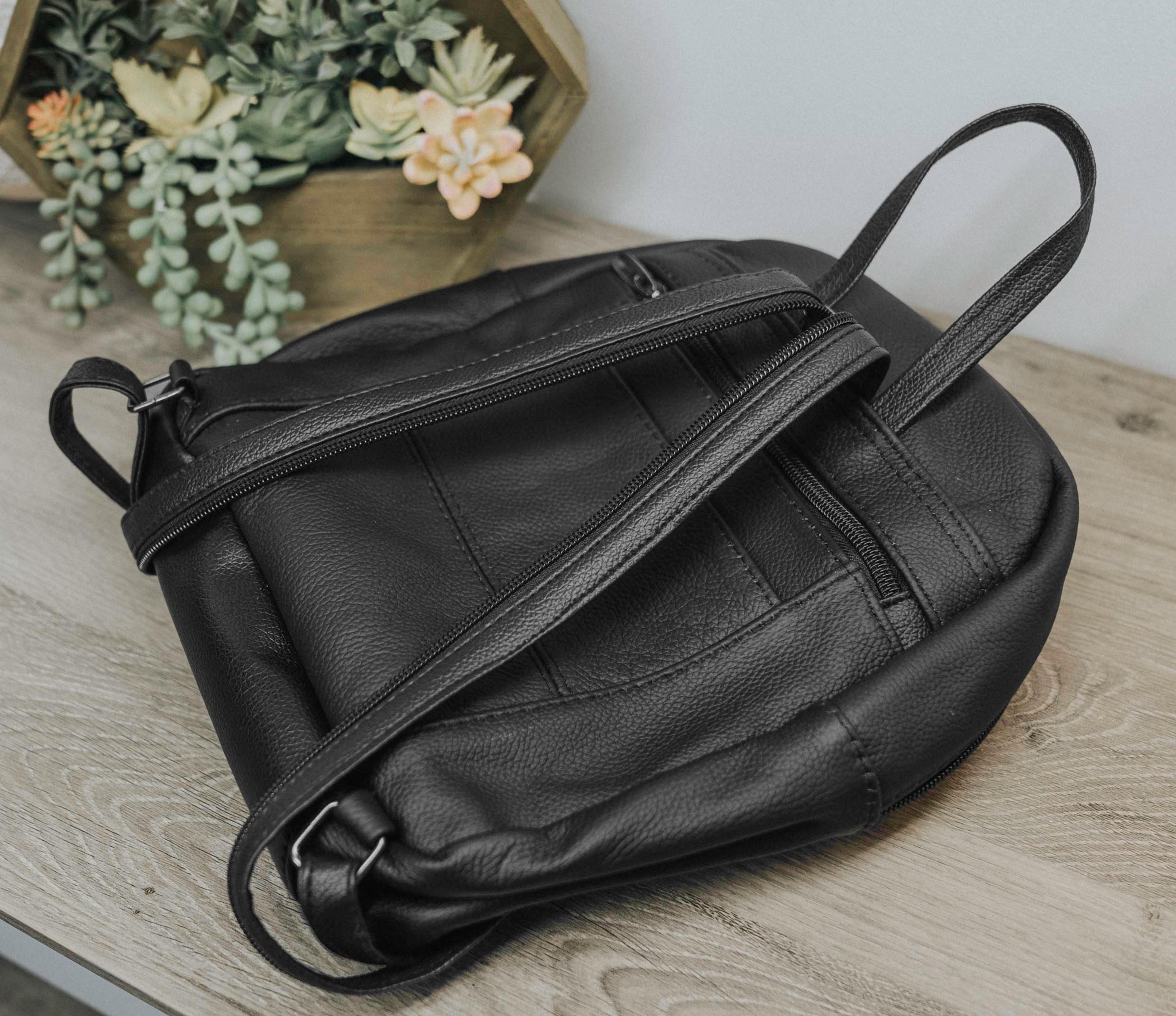 Super Soft Genuine Leather Backpack - 5 Colors Product Image