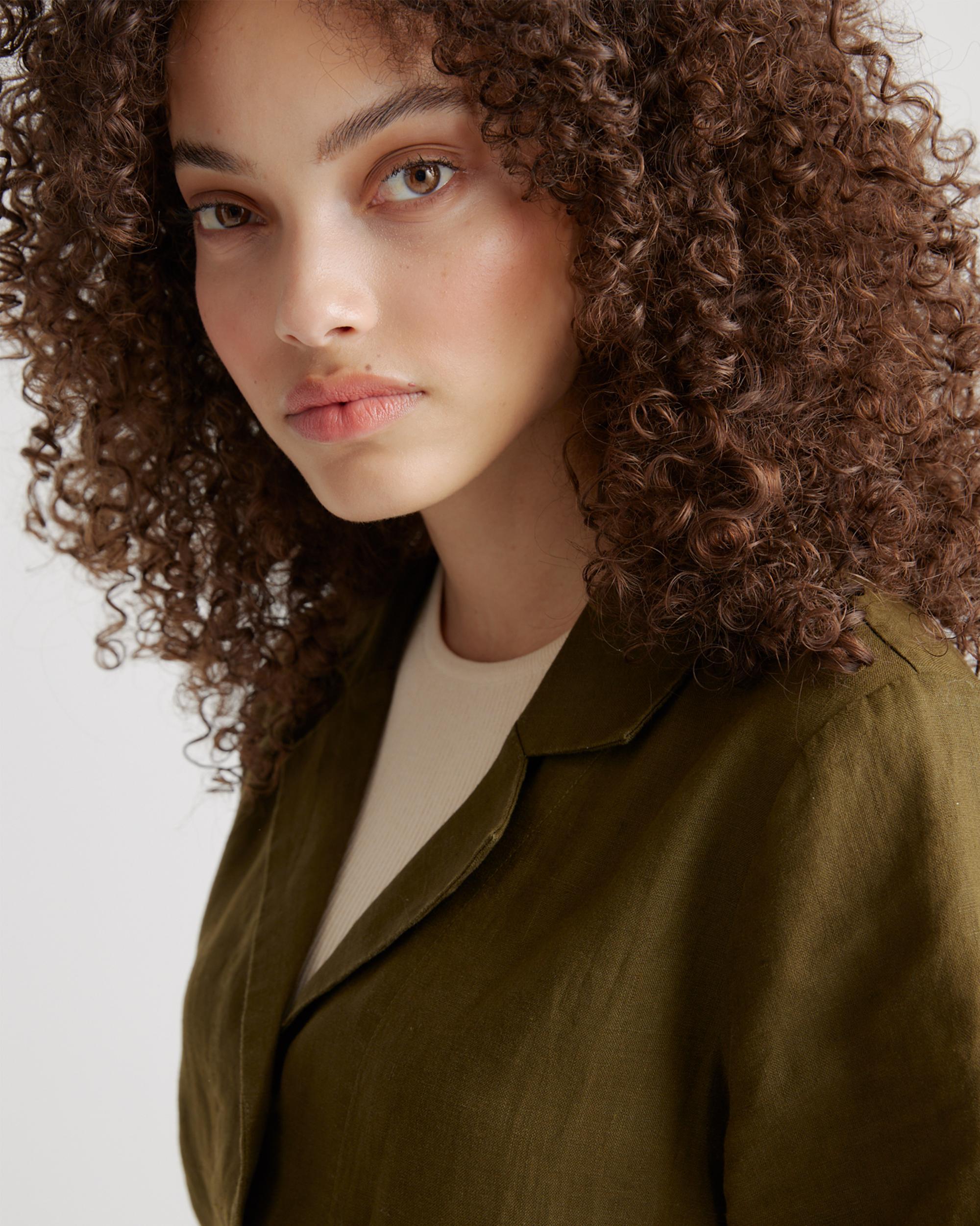 Quince | Women's 100% European Linen Short Sleeve Shirt Size XL Product Image