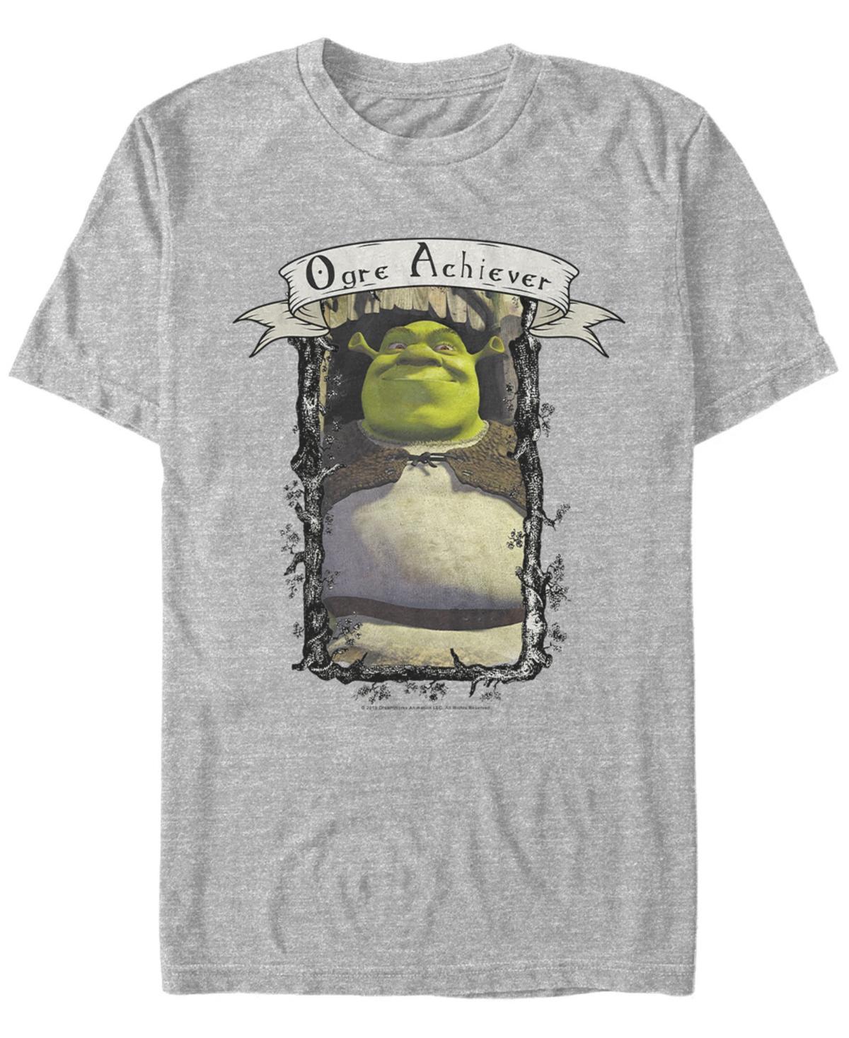 Men's Shrek Ogre Achiever Award Graphic Tee, Size: 3XL, Athletic Grey Product Image