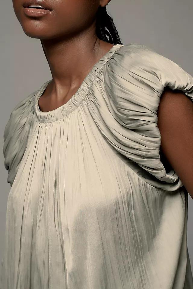 By Anthropologie Short-Sleeve Bubble Blouse Product Image