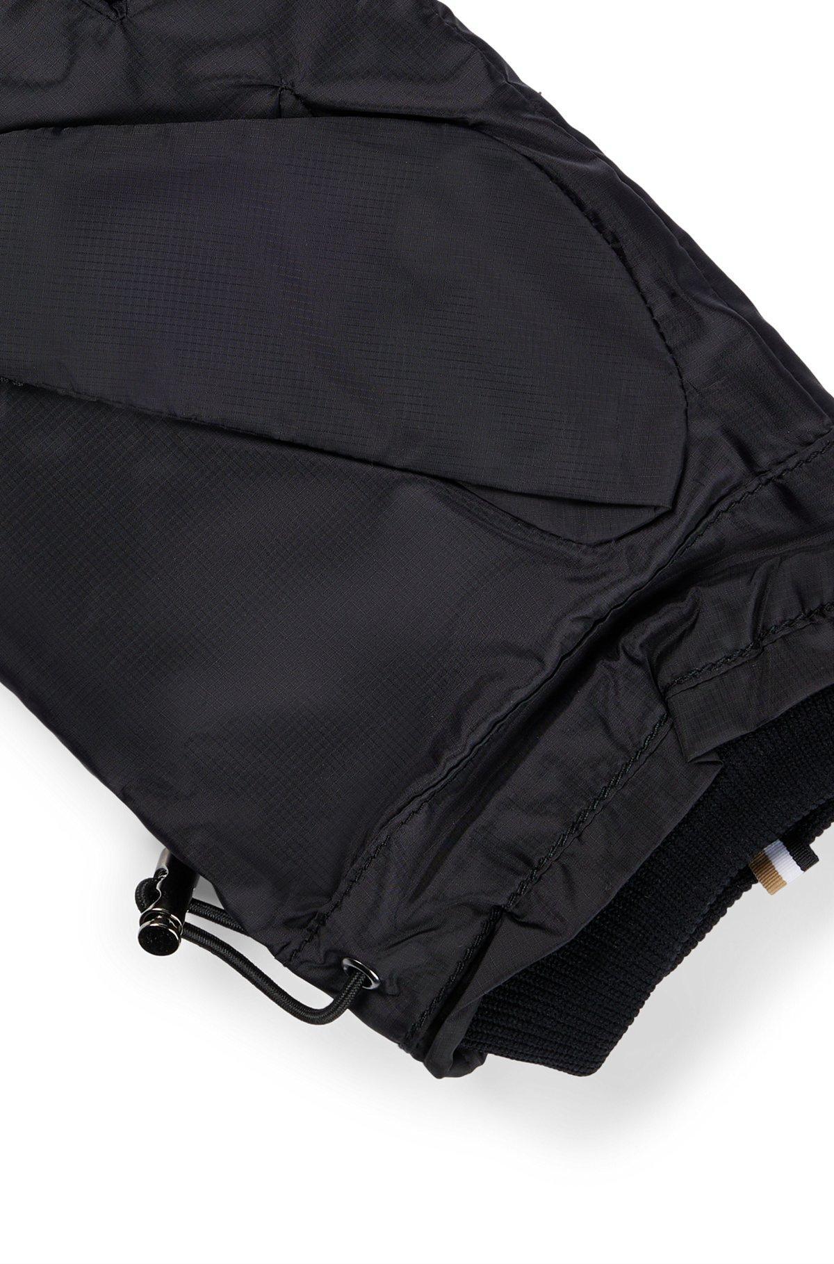 Padded gloves in ripstop fabric with touchscreen-friendly fingertips Product Image