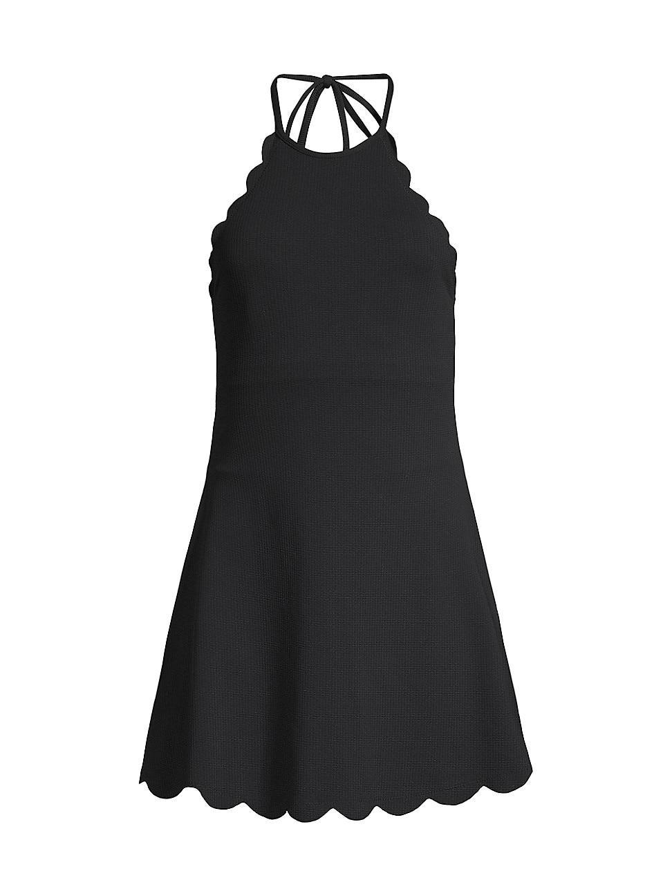 Womens Bianca Knit Halterneck Minidress Product Image