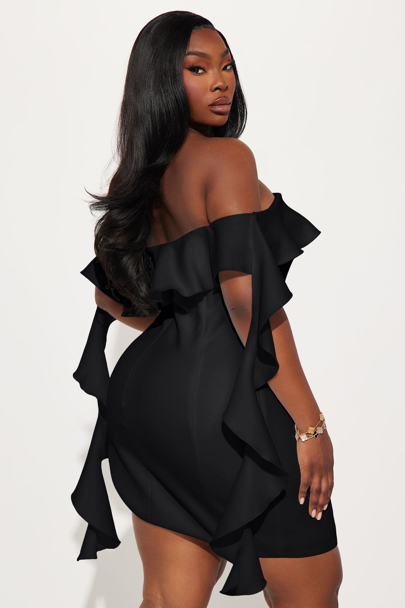 Carolina Mini Dress - Black Product Image