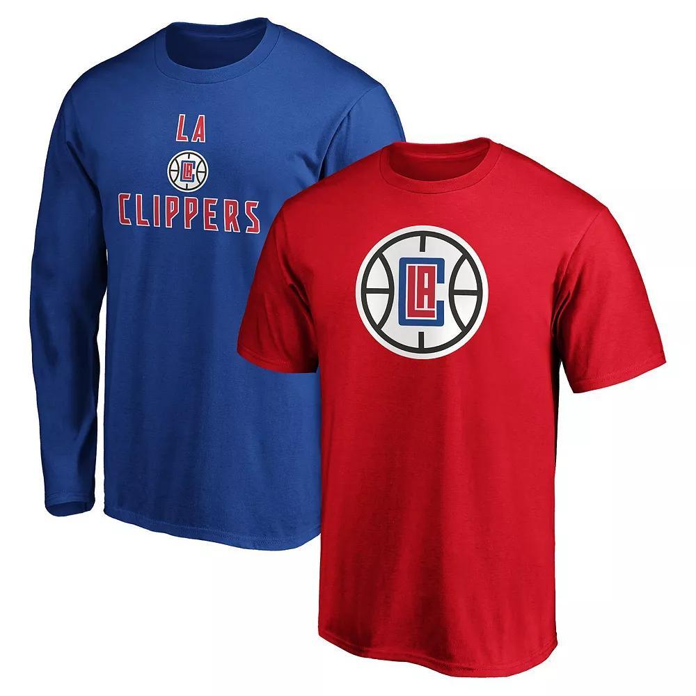 Mens Fanatics Branded /Royal LA Clippers T-Shirt Combo Pack Product Image
