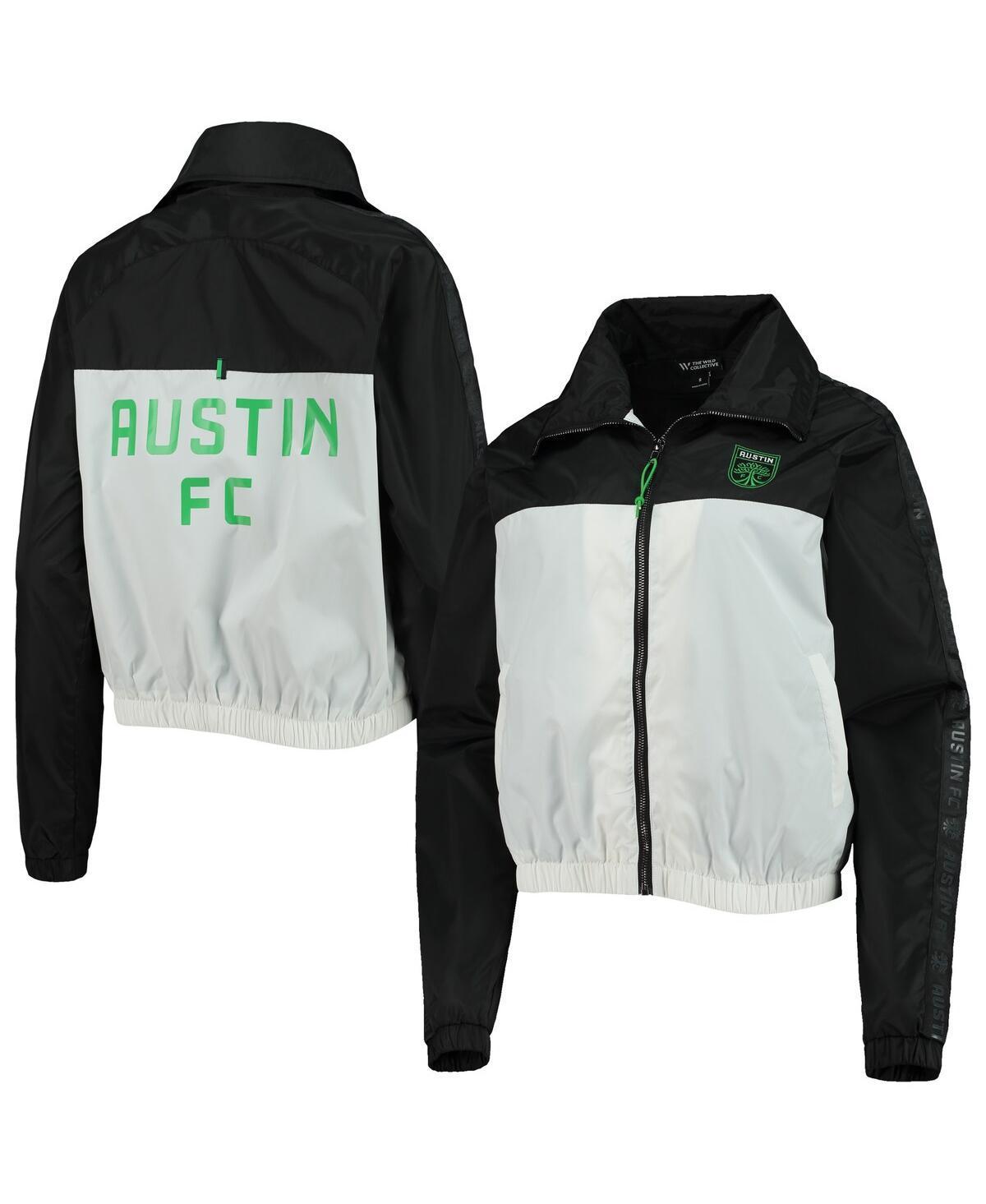 Women's The Wild Collective Black Austin FC Anthem Full-Zip Jacket, Size: Medium, Afc Black Product Image