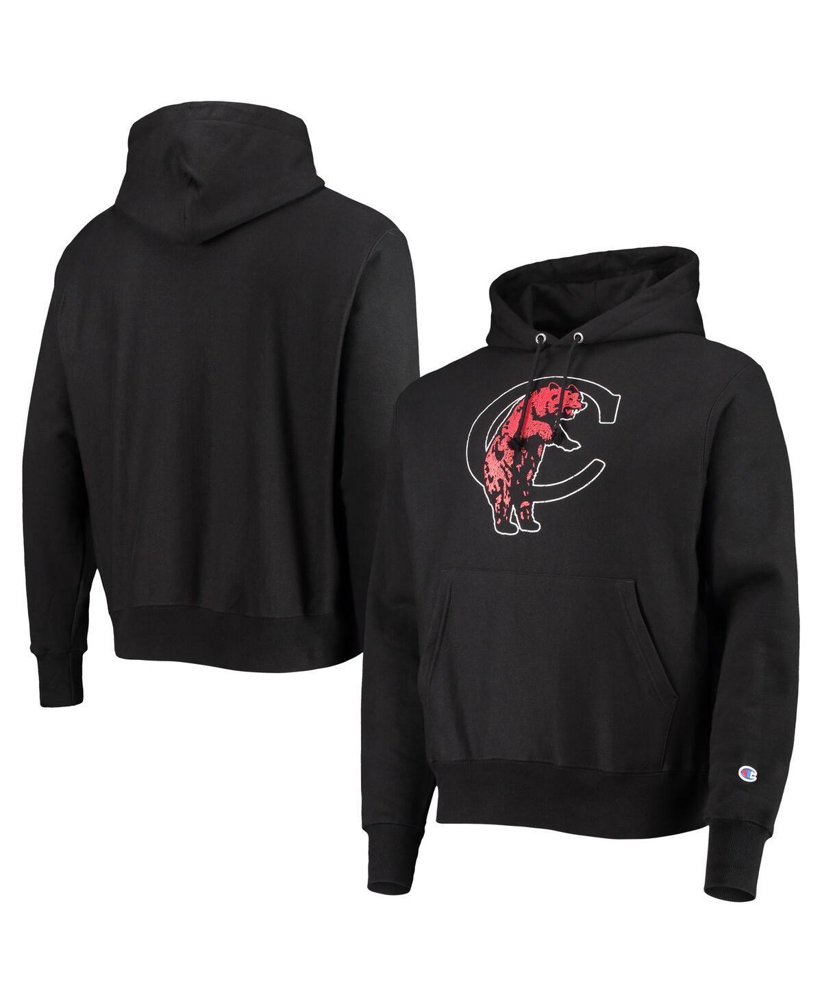 Men's Champion Black Cincinnati Bearcats Vault Logo Reverse Weave Pullover Hoodie, Size: Small Product Image