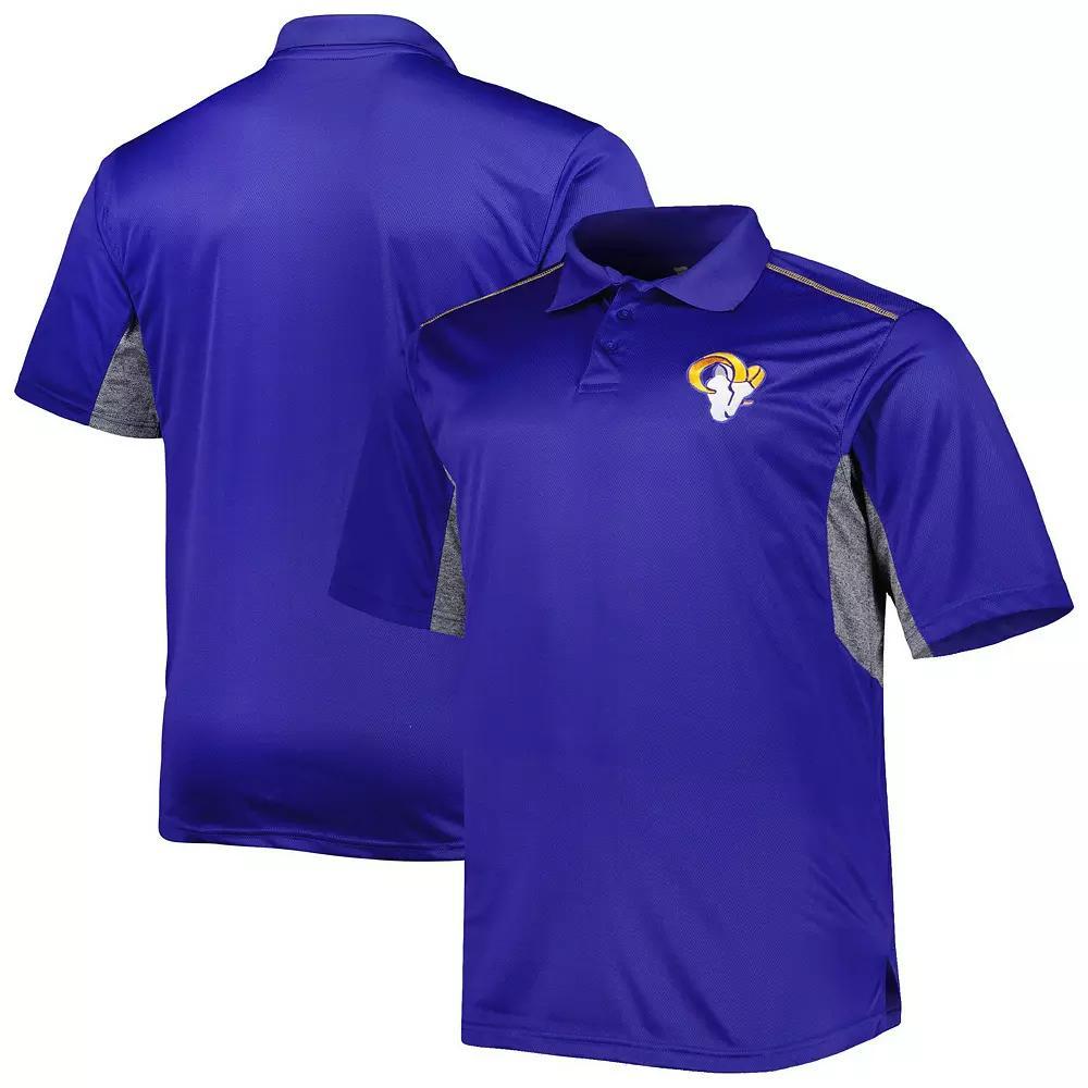 Men's Royal Los Angeles Rams Big & Tall Team Color Polo, Size: XLT, Blue Product Image