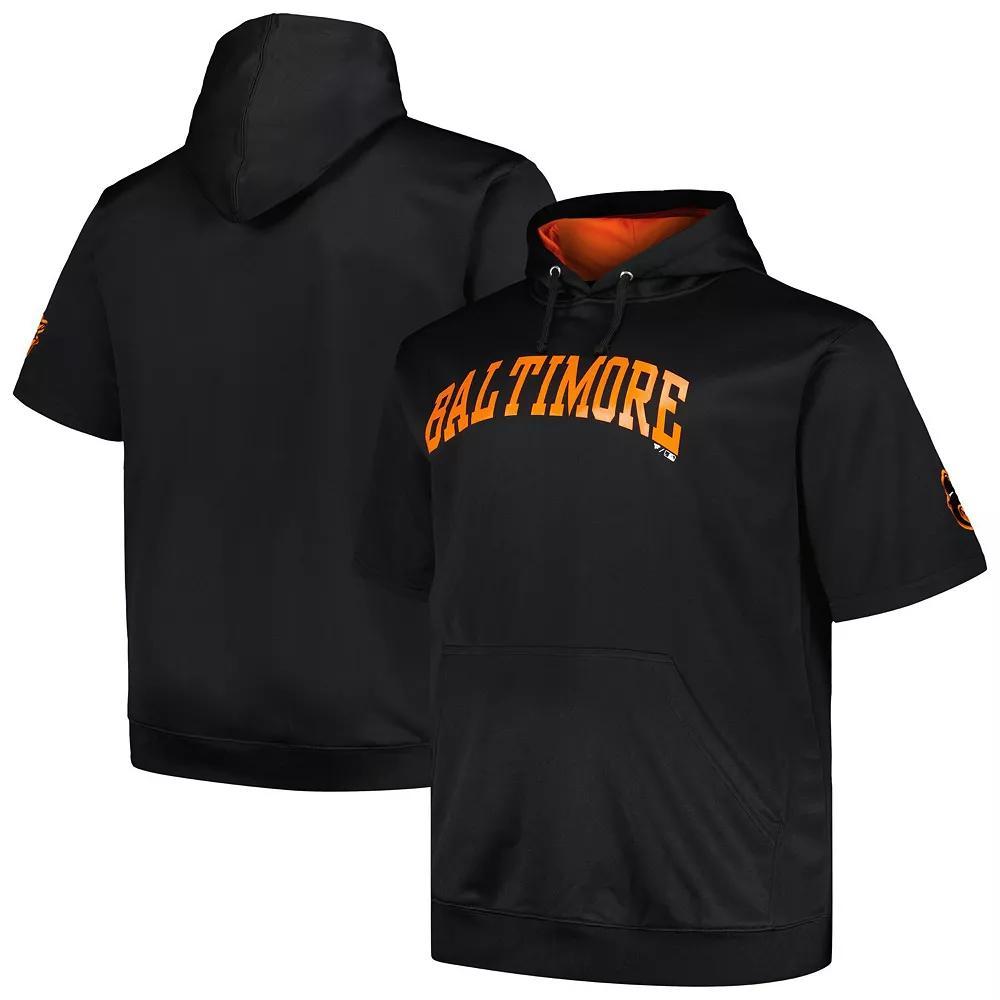 Men's Profile Black San Francisco Giants Big & Tall Contrast Short Sleeve Pullover Hoodie, Size: 2XB Product Image