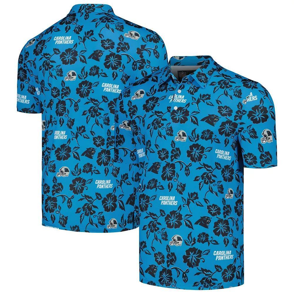 Men's Reyn Spooner Blue Carolina Panthers Pua Performance Polo, Size: XL Product Image