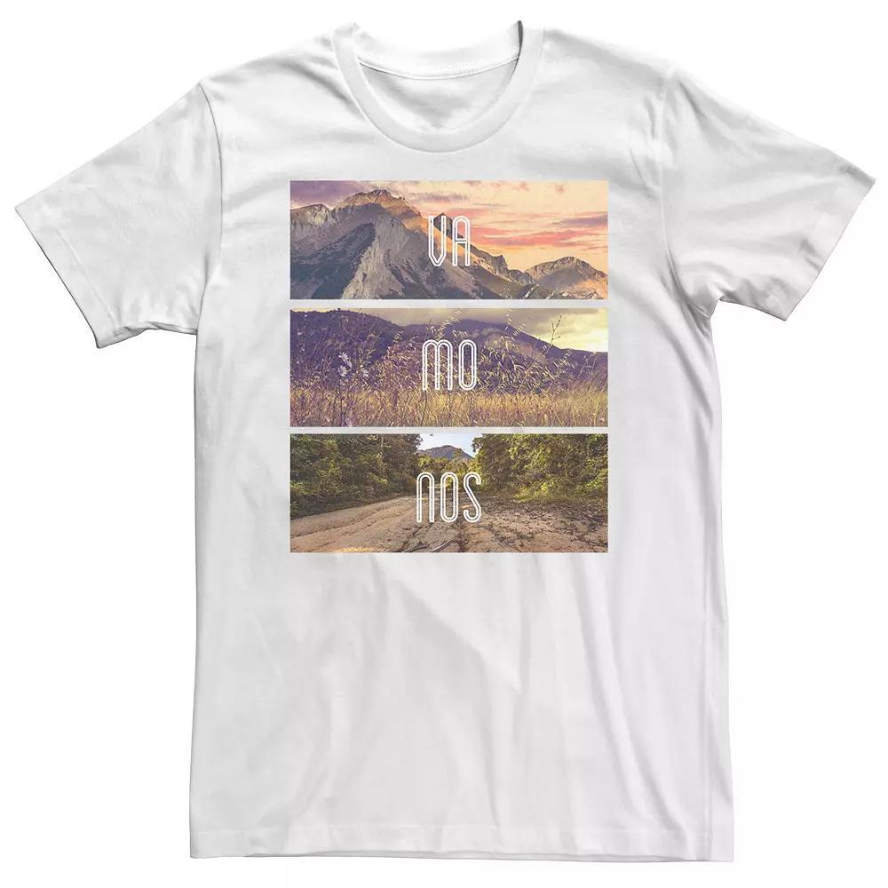 Big & Tall Fifth Sun Vamonos Lanscape Portrait Stack Tee, Men's, Size: 3XL Tall, White Product Image