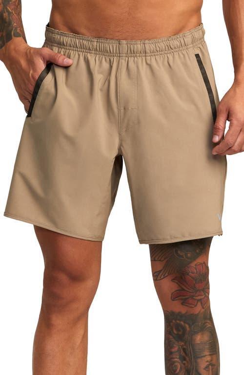 RVCA Yogger Performance Stretch 17 Outseam Solid Walk Shorts Product Image