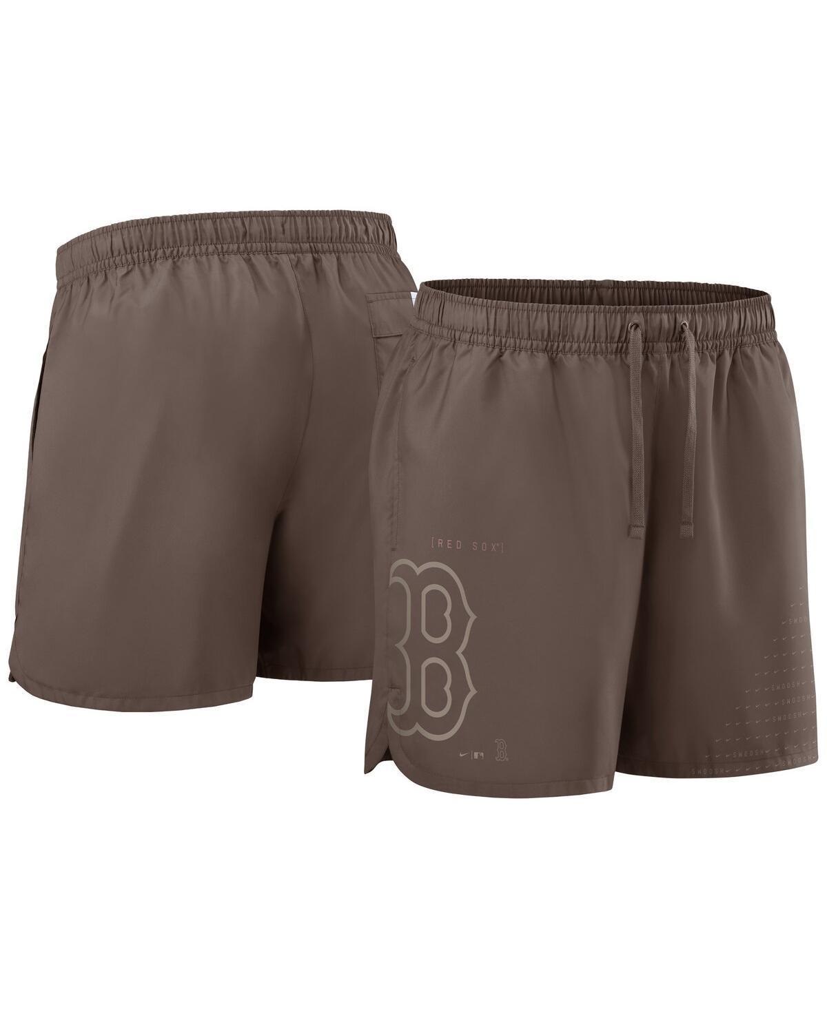 Men's Nike Light Brown Boston Red Sox Statement Shorts, Size: Small, Lt Bro Product Image