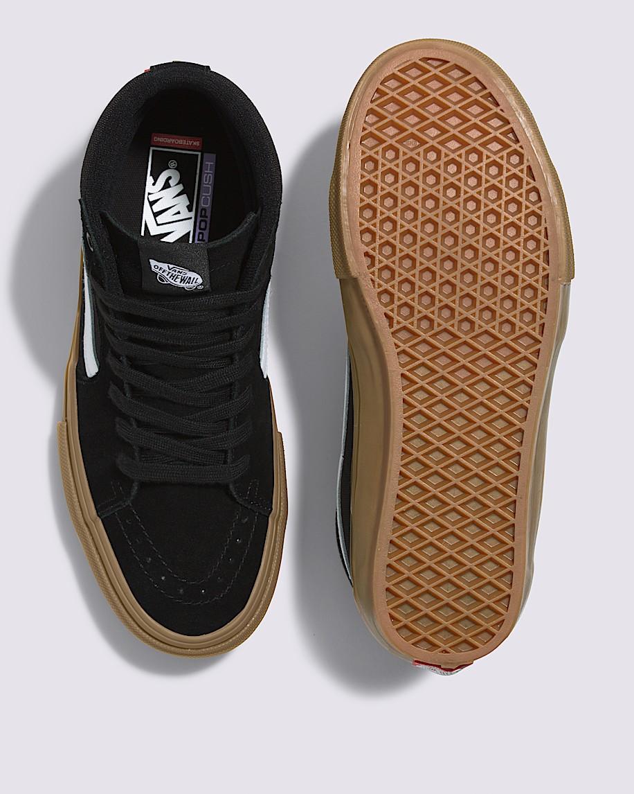 Vans | Skate Sk8-Hi Black/Gum Skate Shoe Product Image