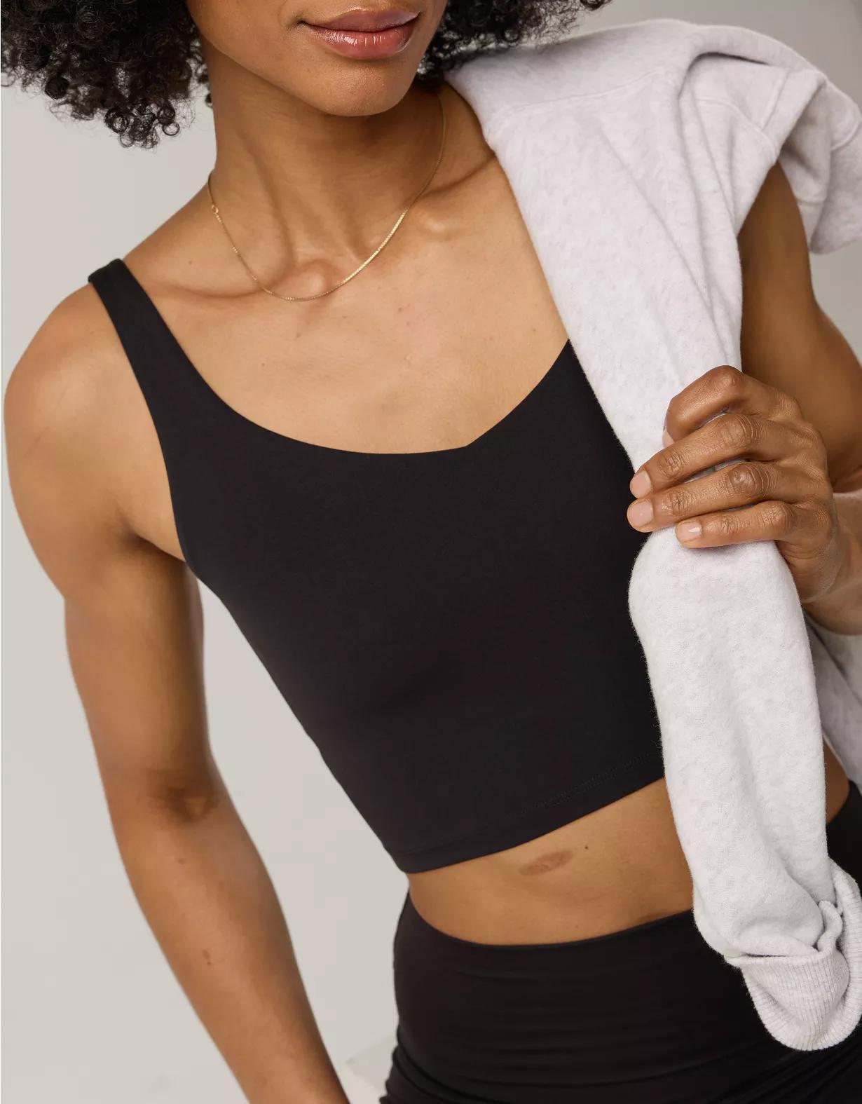 OFFLINE By Aerie Real Me Low Key Longline Sports Bra Product Image