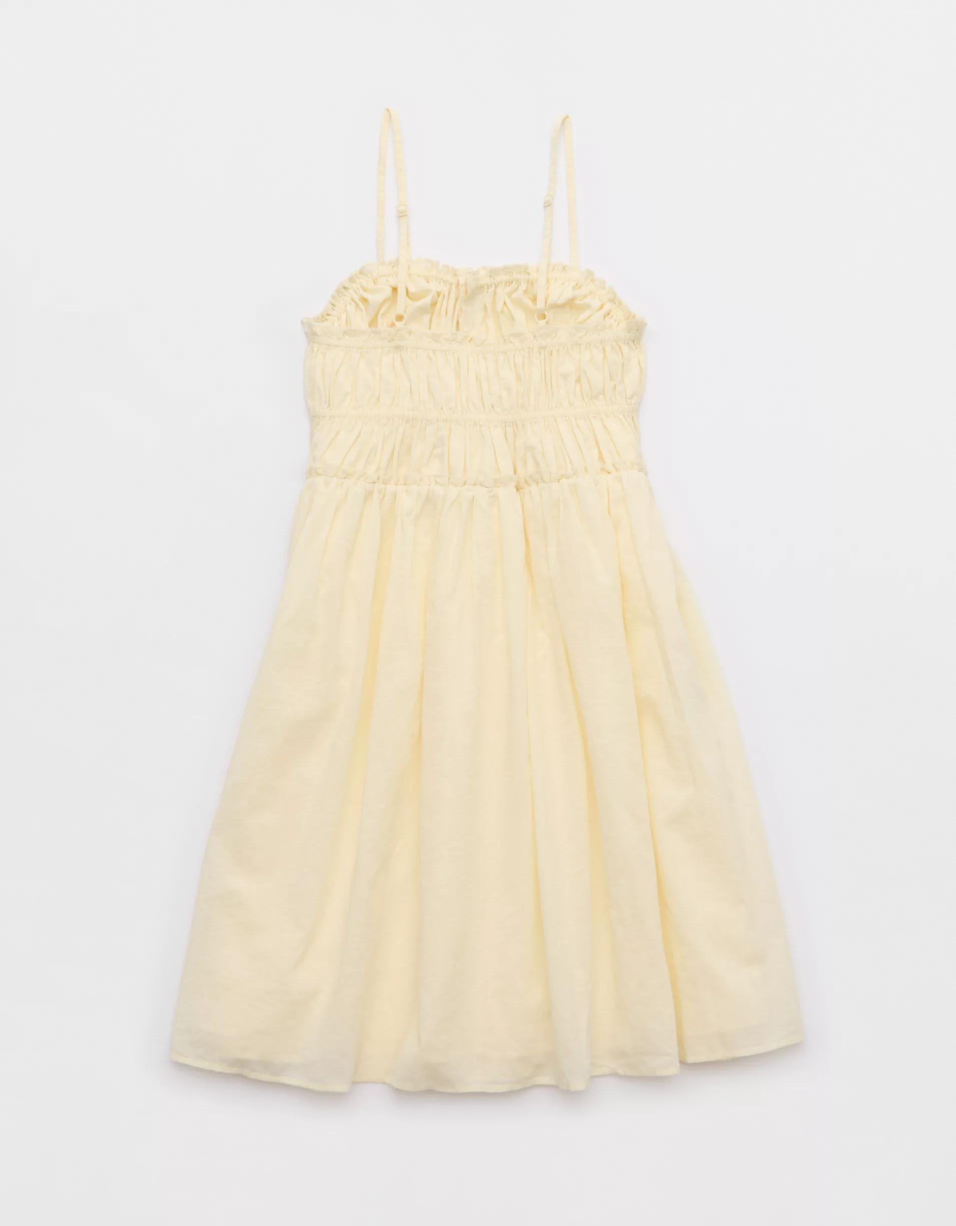 Aerie Tie Front Mini Dress Product Image