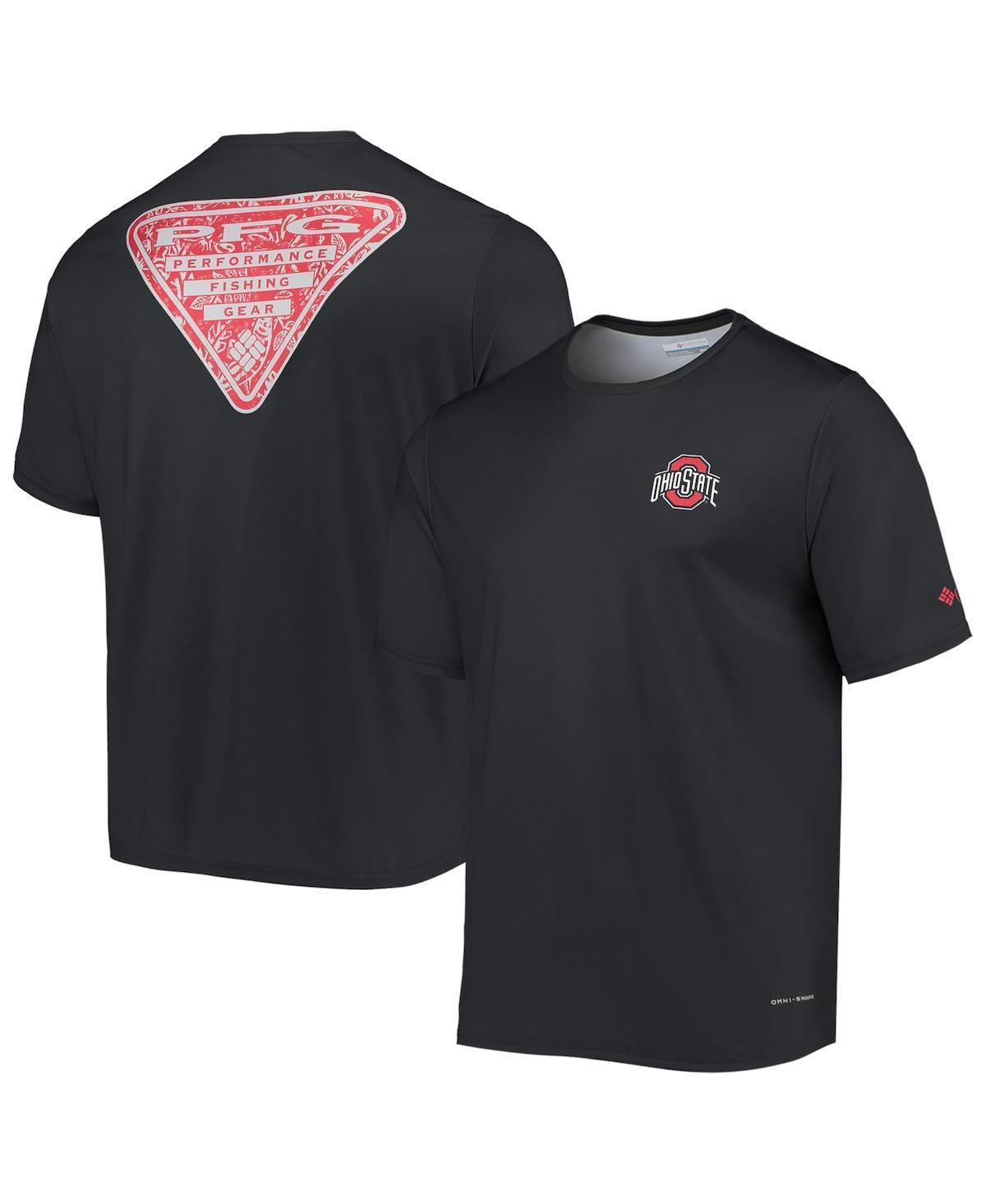 Mens Columbia Ohio State Buckeyes Terminal Tackle Omni-Shade T-Shirt Product Image