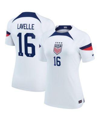 Womens Nike Rose Lavelle White Uswnt 2022/23 Home Breathe Stadium Replica Player Jersey - White Product Image