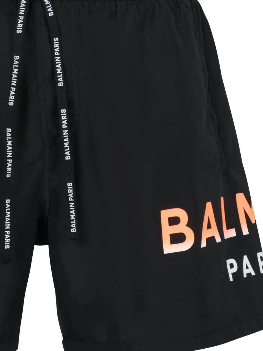 logo-print drawstring swim shorts Product Image