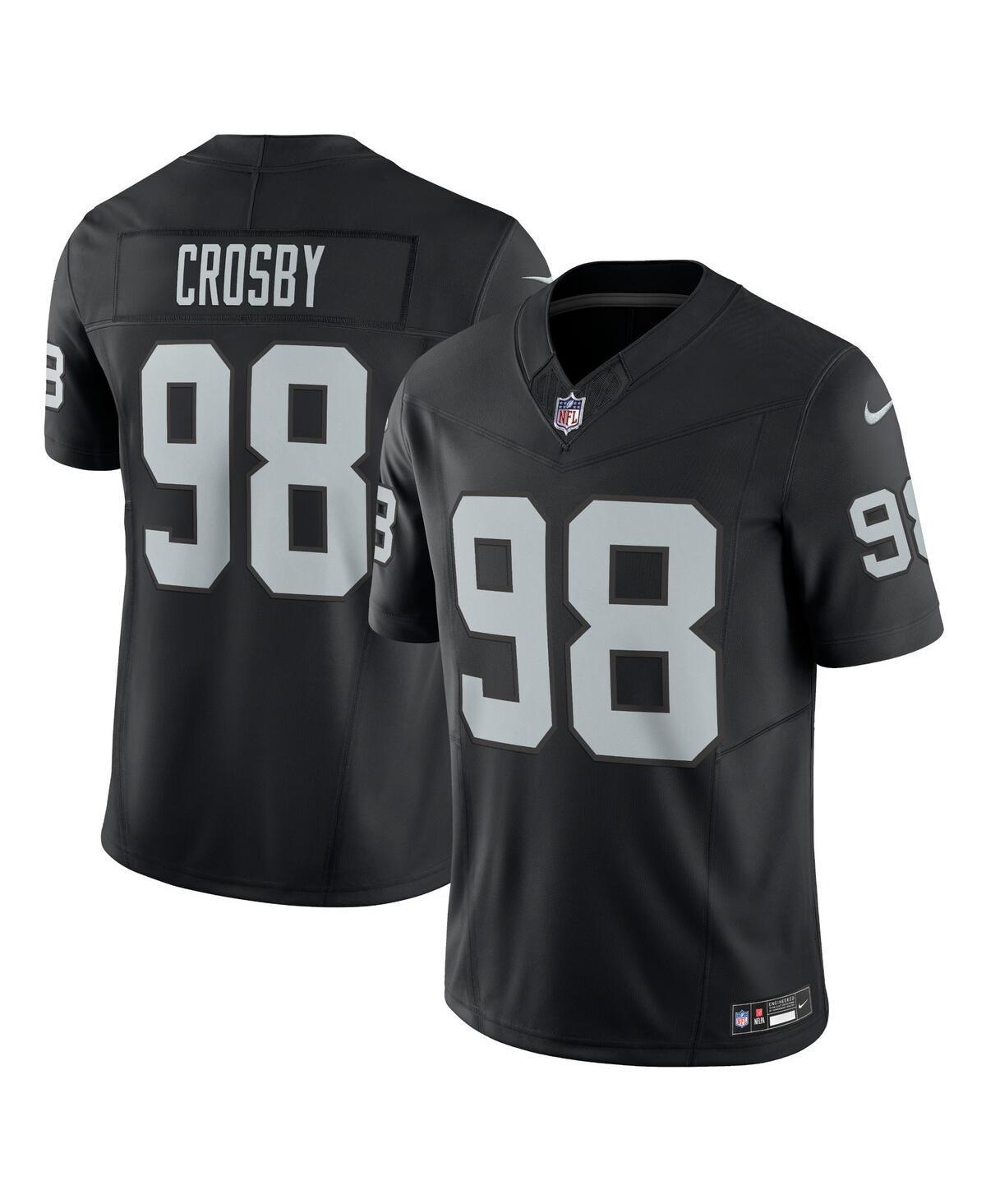 Mens Nike Maxx Crosby Black Las Vegas Raiders Vapor F.U.S.E. Limited Jersey Product Image