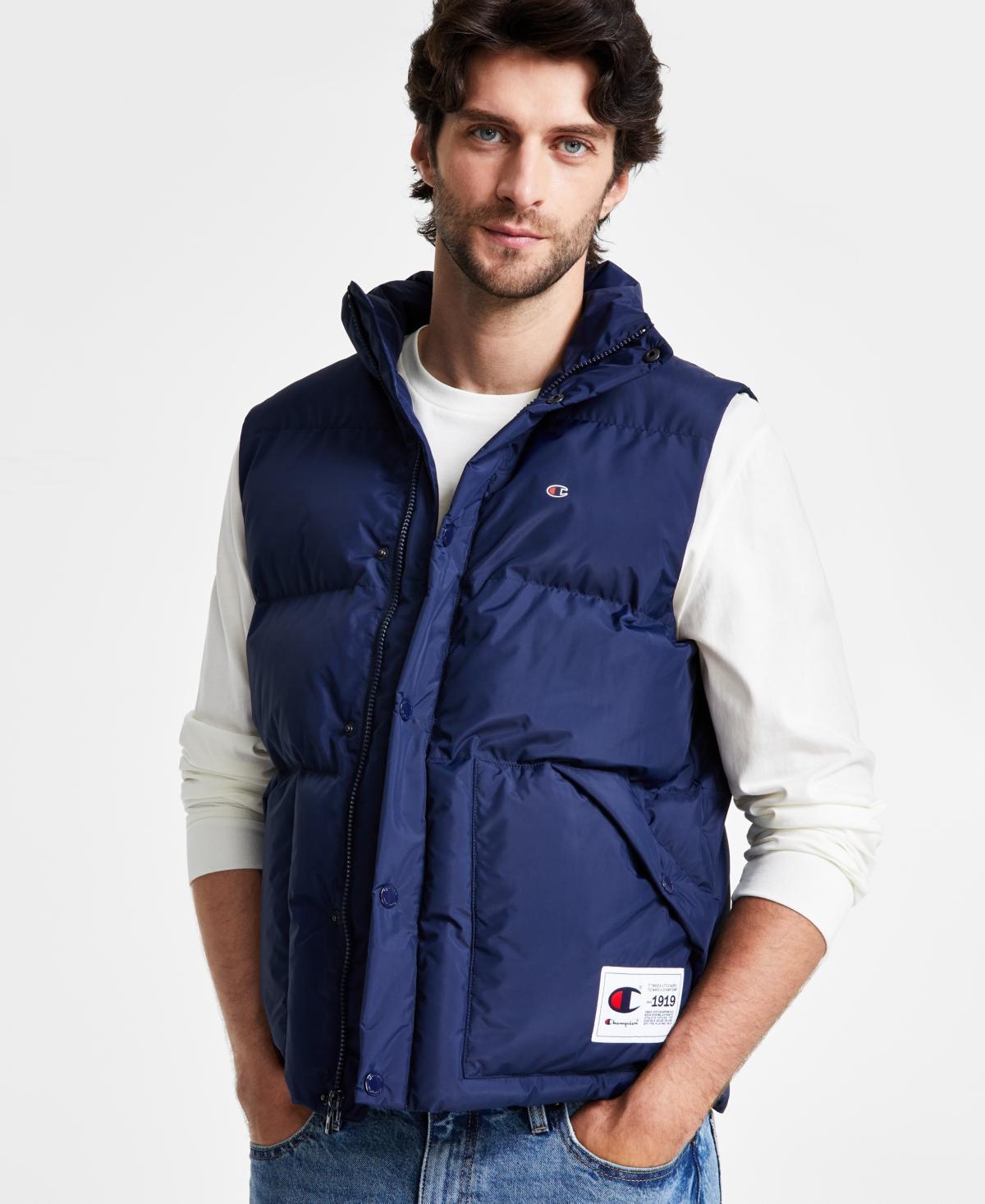 Men's Champion® Puffer Vest, Size: XXL, Rain Green Product Image