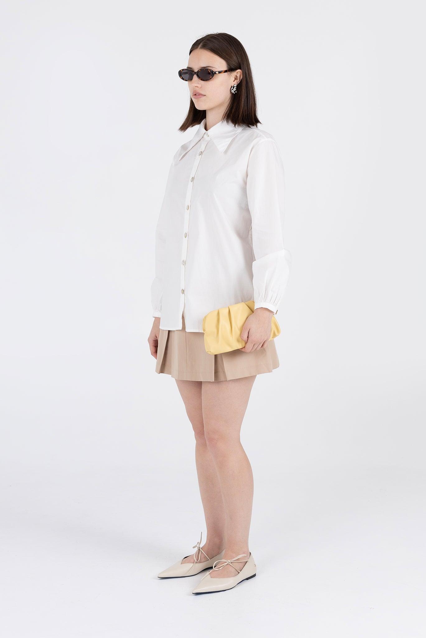 Thea Mini Skirt - Blonde Product Image