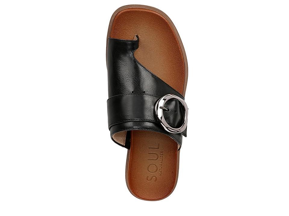 SOUL Naturalizer Joanie Women's Thong Sandals, Size: 6.5, Black Product Image