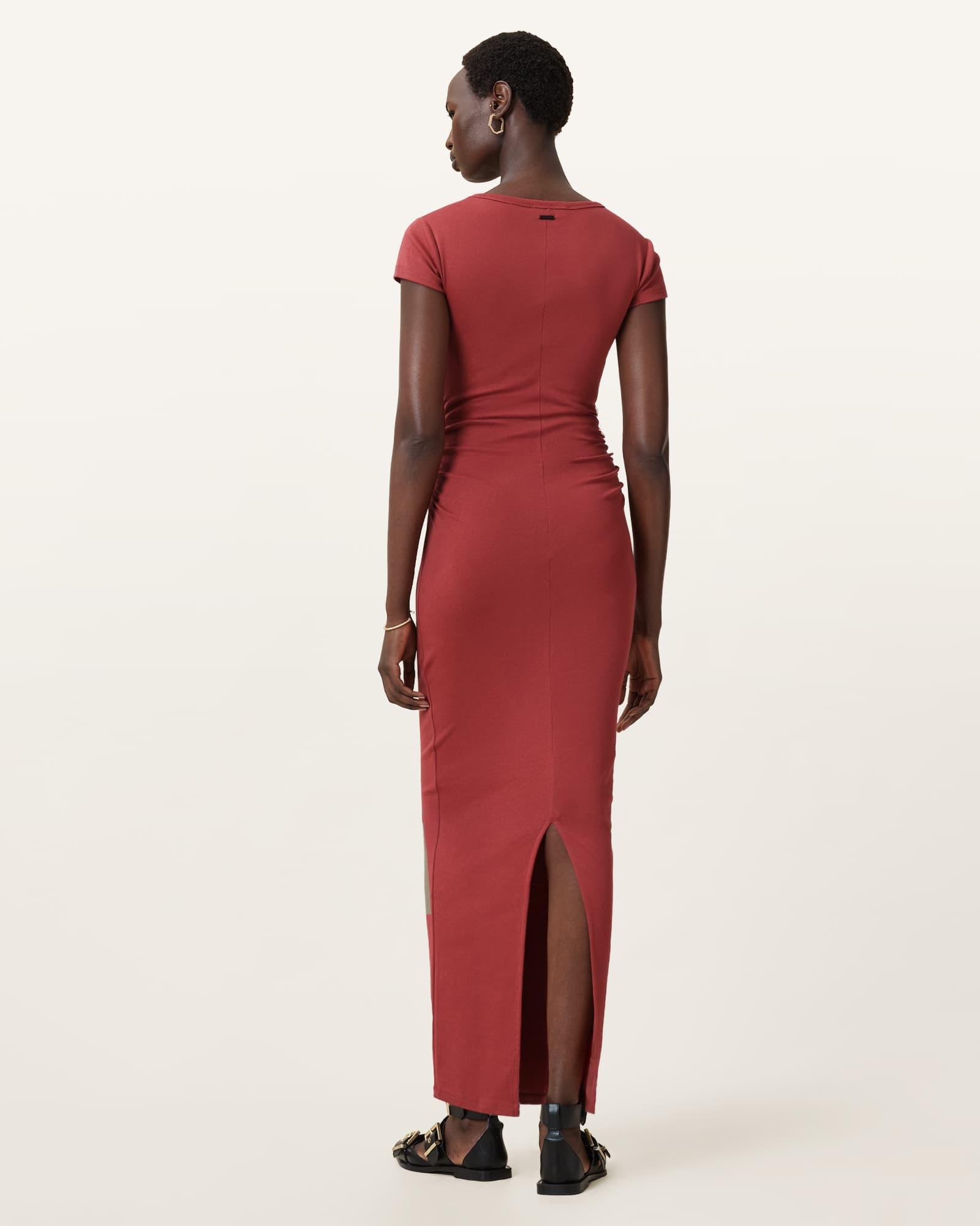 Katarina Short Sleeve Slim Fit Maxi Dress Product Image