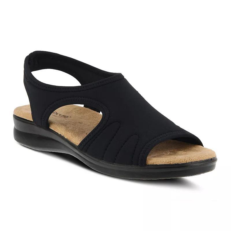 Flexus by Spring Step Nyaman Women's Slip-on Sandals, Size: 35, Black Product Image